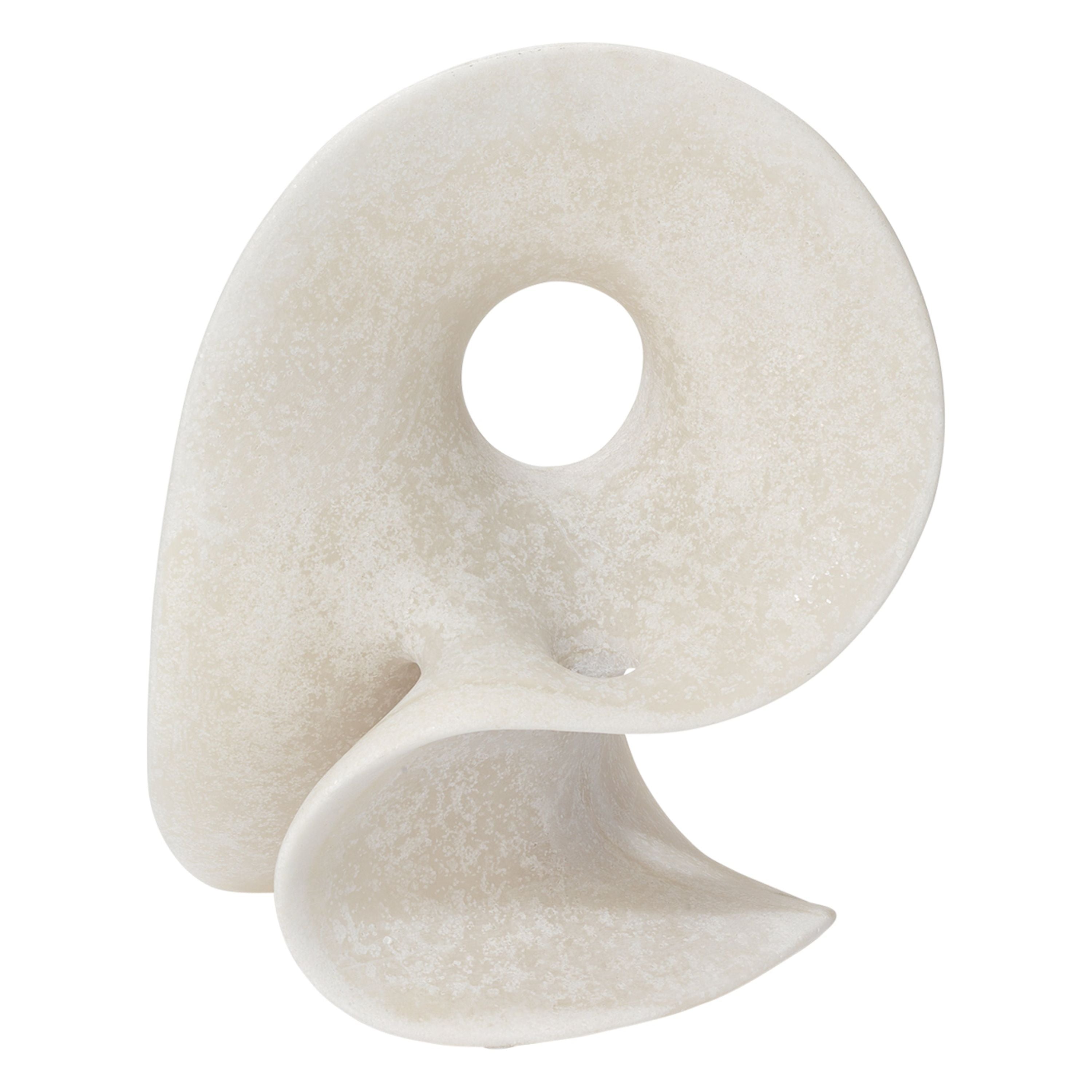 Amorphous Resin Decorative Table Object, White 2 by Jamie Young