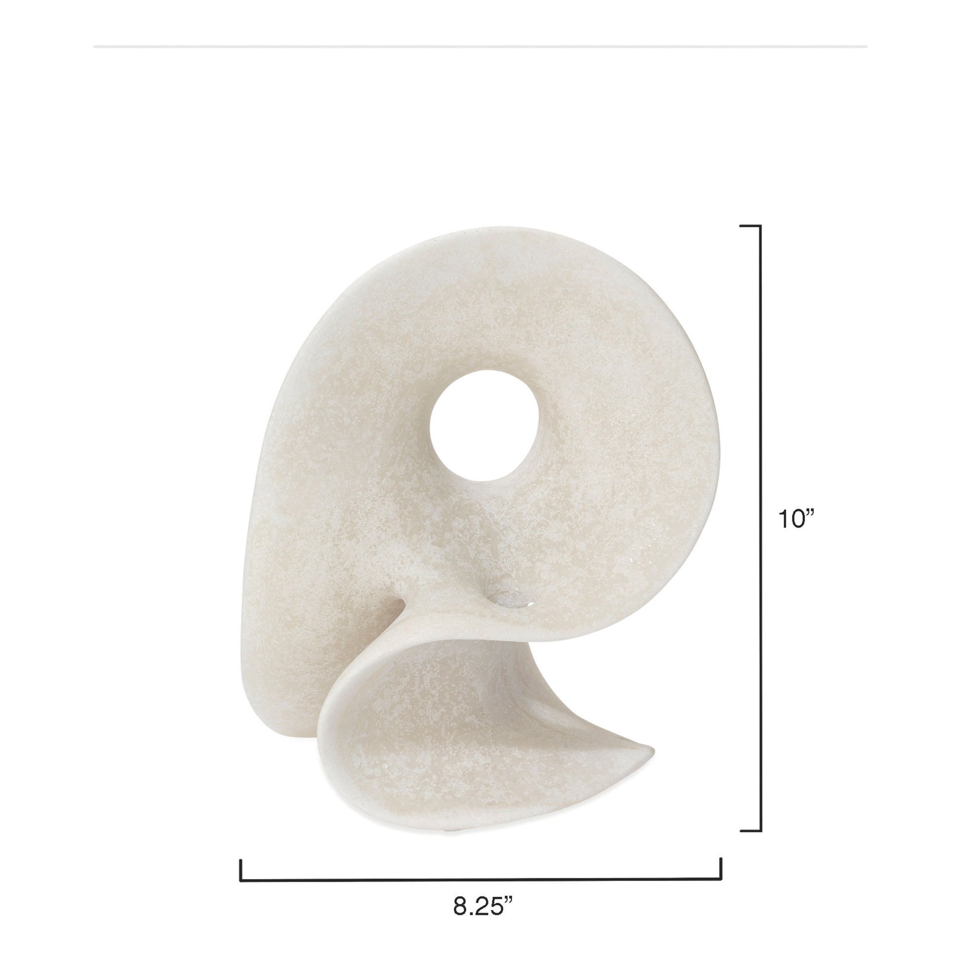 Amorphous Resin Decorative Table Object, White by Jamie Young