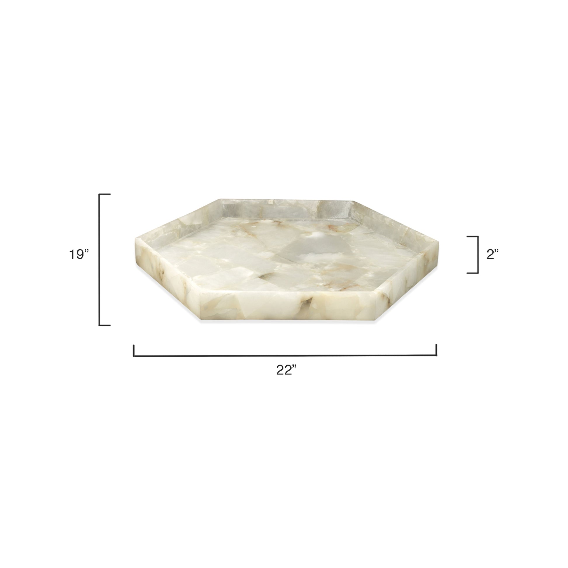 Antonia Alabaster Tray by Jamie Young