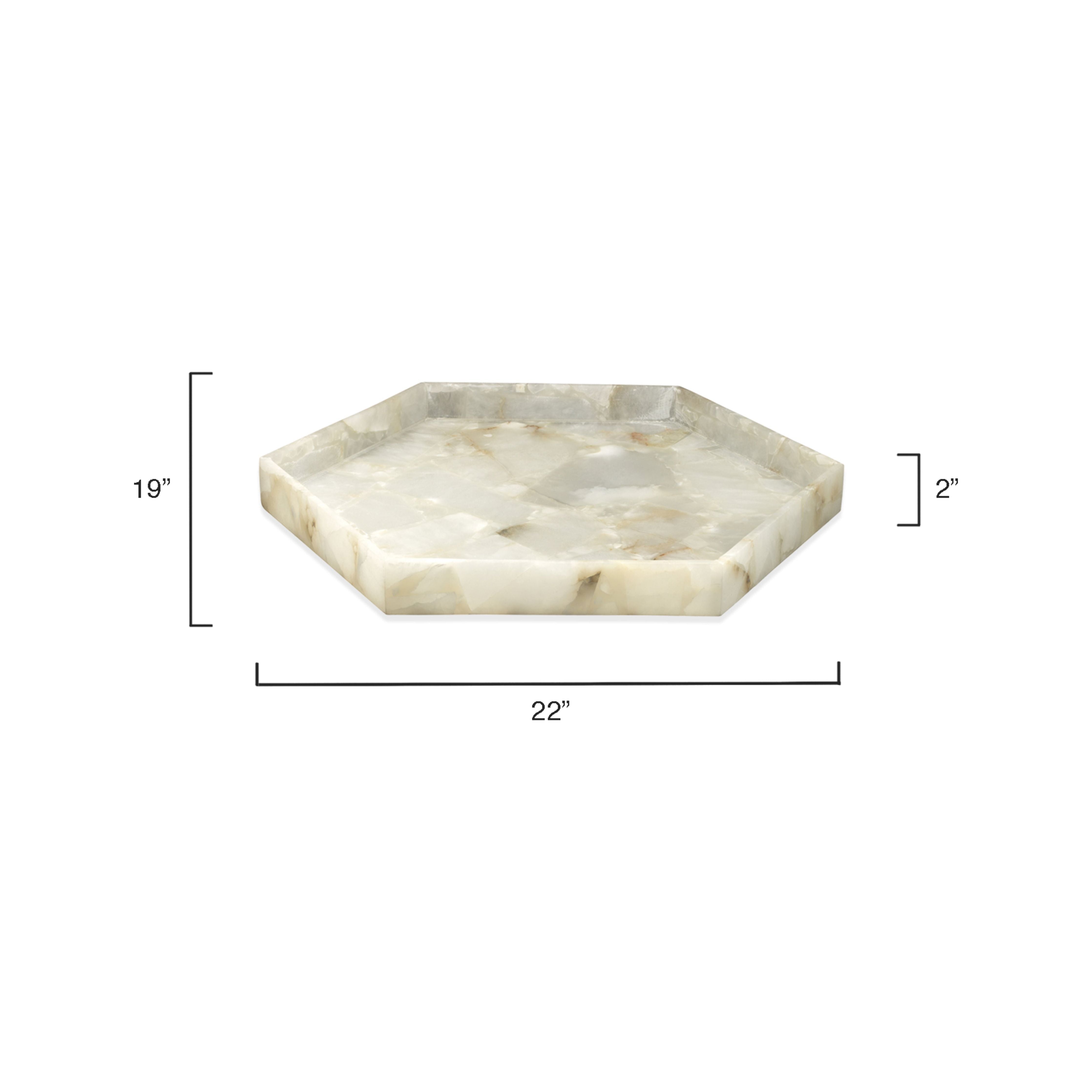 Antonia Alabaster Tray by Jamie Young