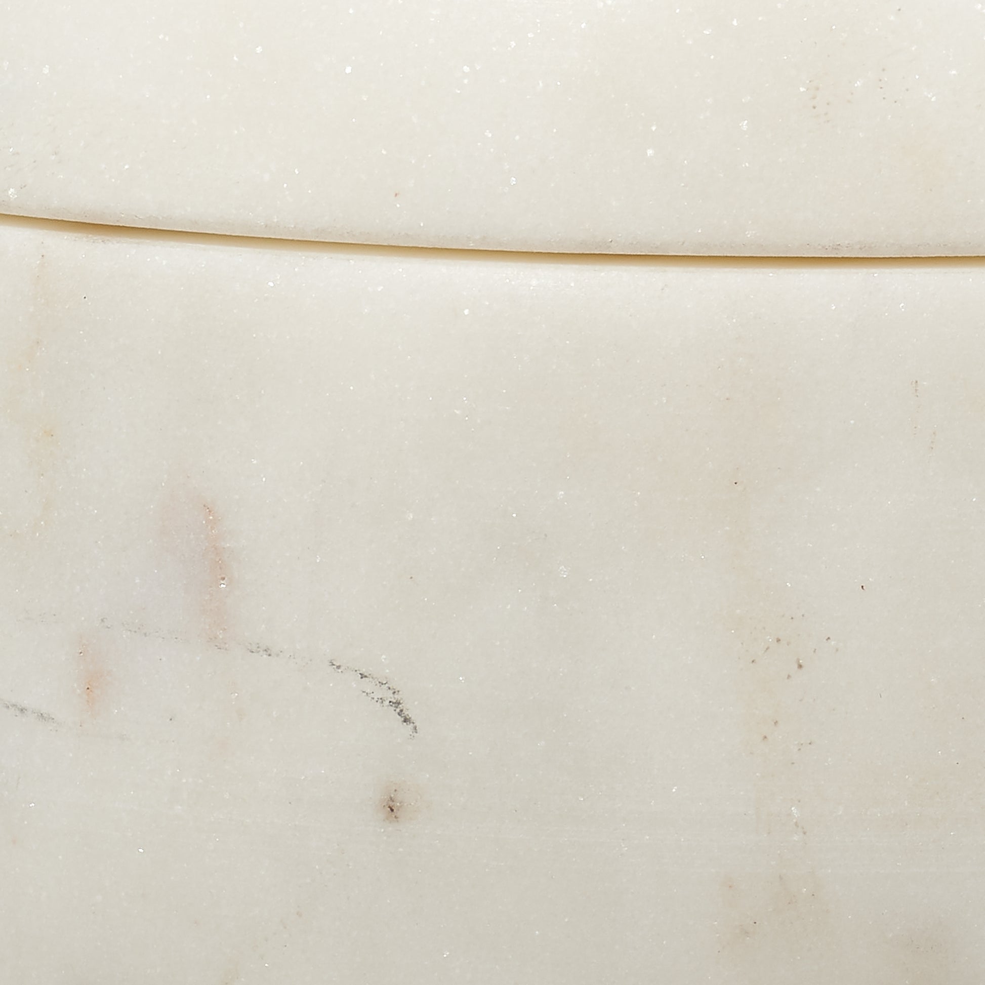 Bennett Marble Storage Bowl w/ Lid by Jamie Young