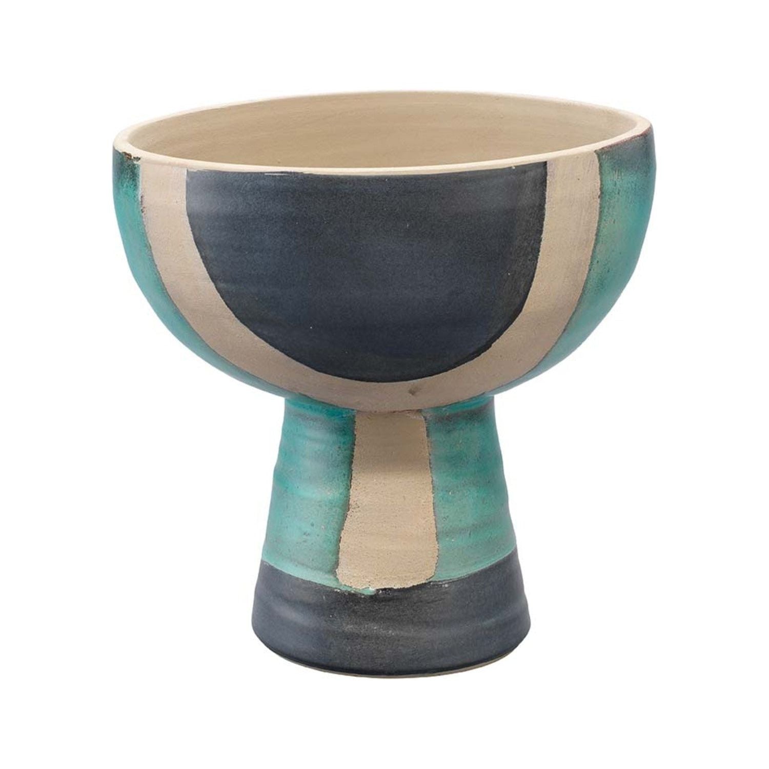 Blanche Ceramic Decorative Wide Vessel by Jamie Young