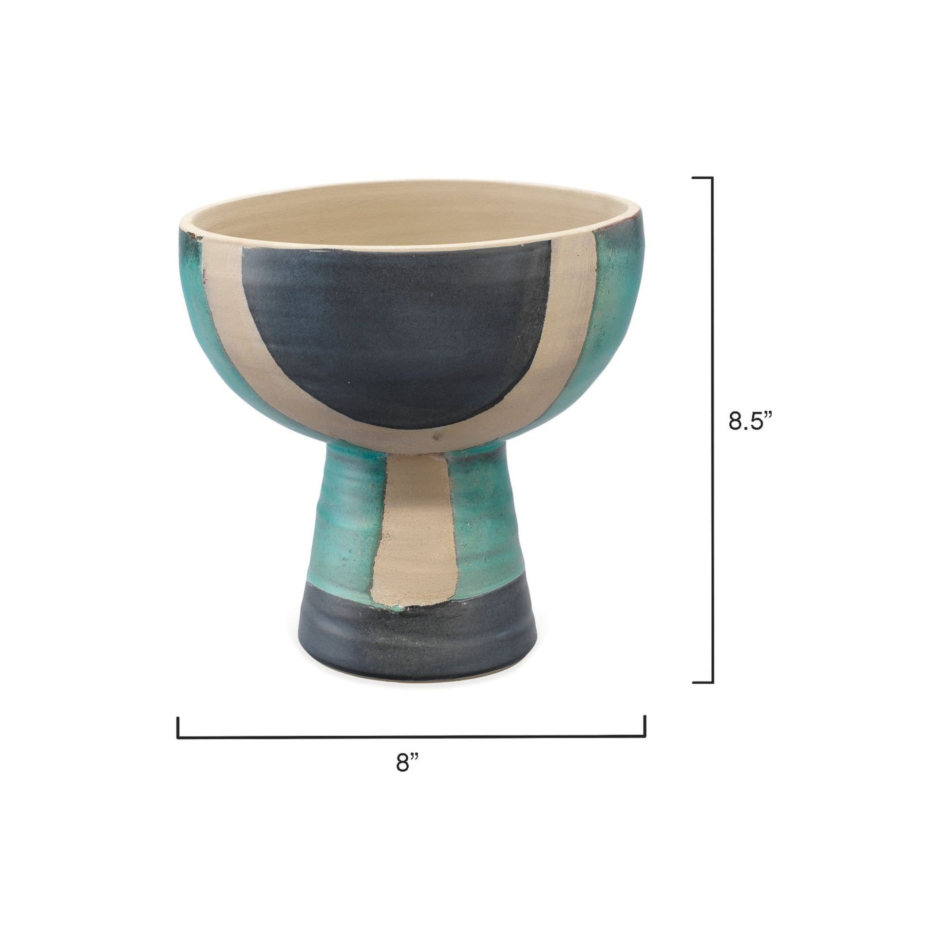 Blanche Ceramic Decorative Wide Vessel by Jamie Young