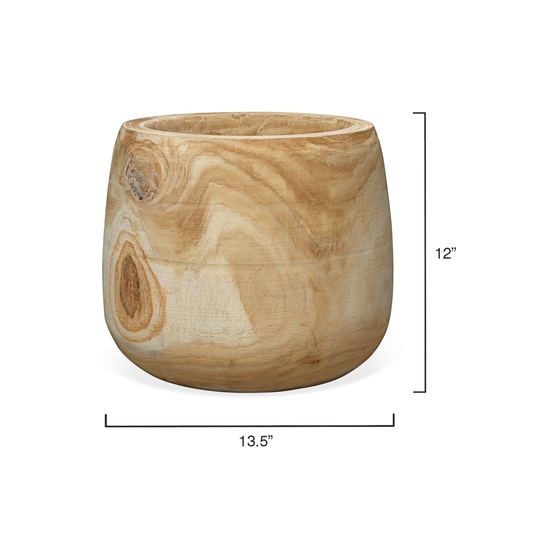 Brea Wooden Decorative Vase by Jamie Young