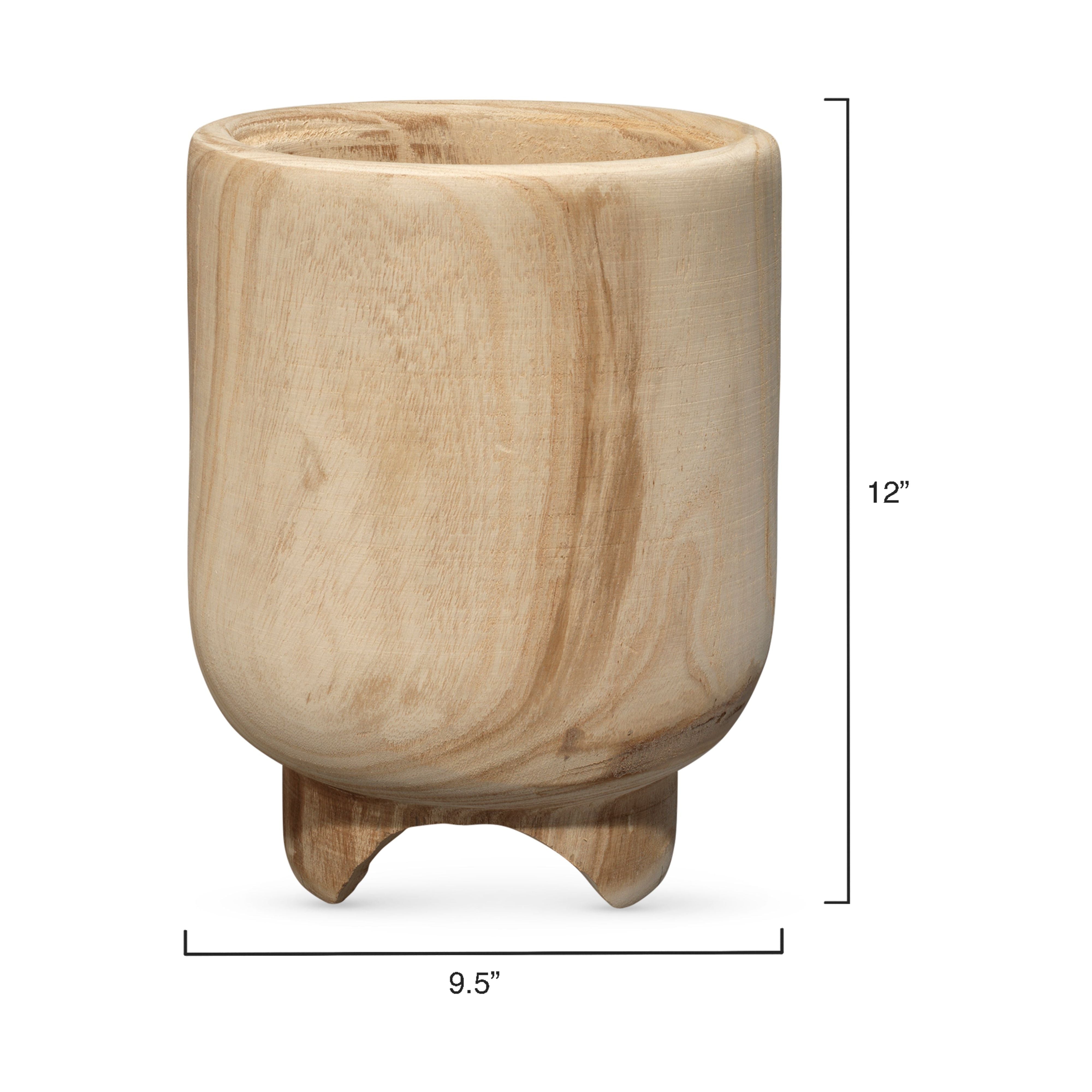 Canyon Wooden Decorative Vase by Jamie Young