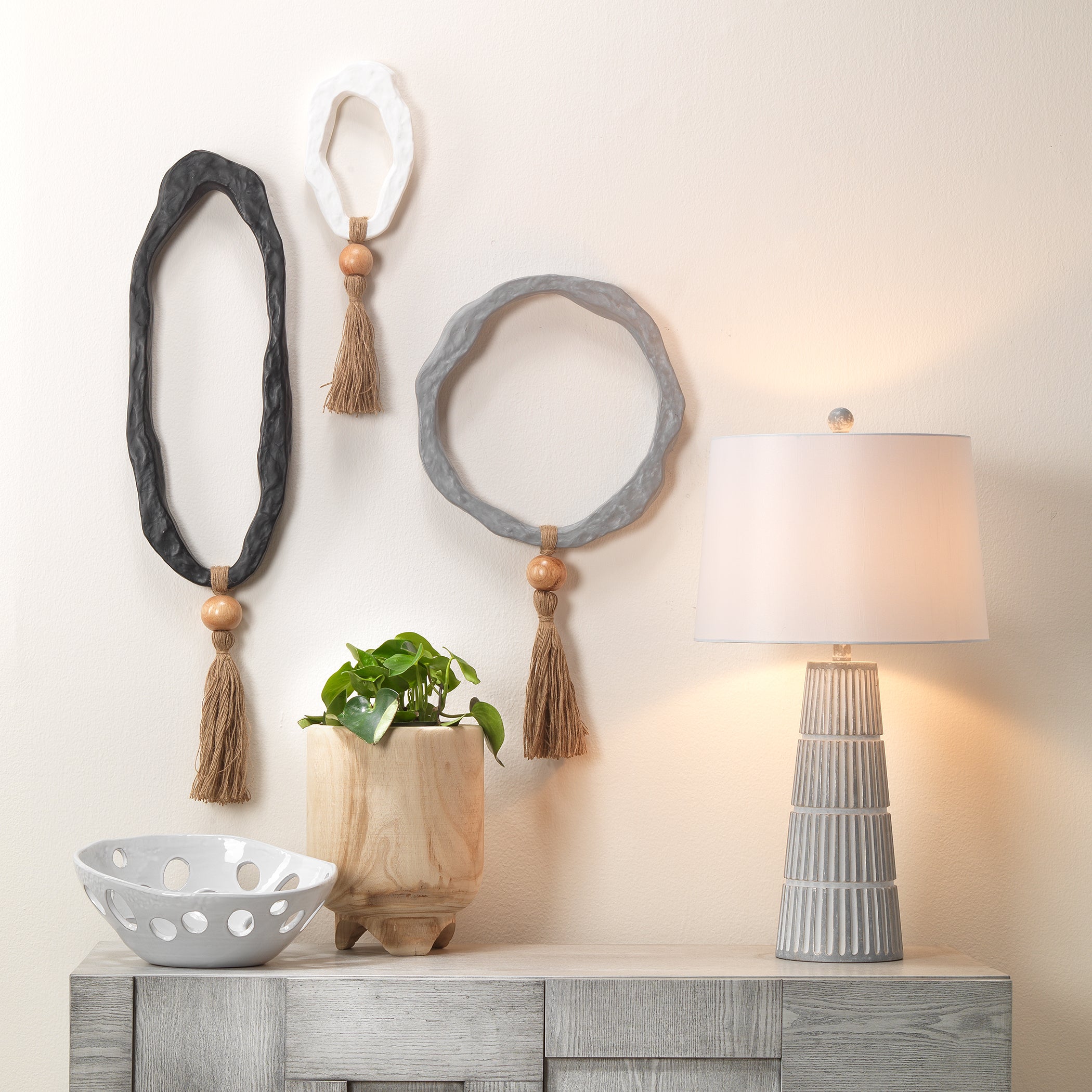 Canyon Wooden Decorative Vase by Jamie Young