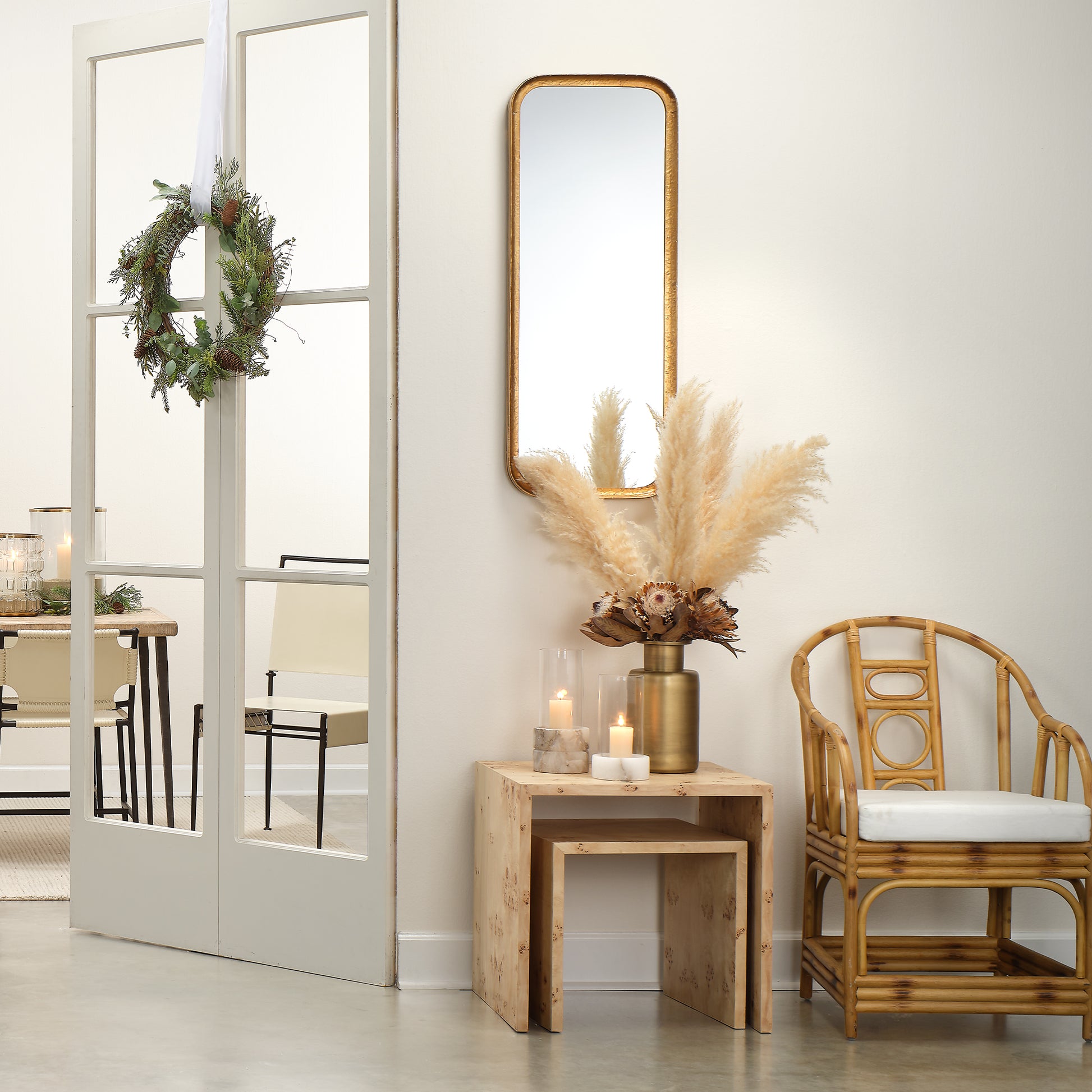 Capital Iron Rectangle Wall Mirror by Jamie Young