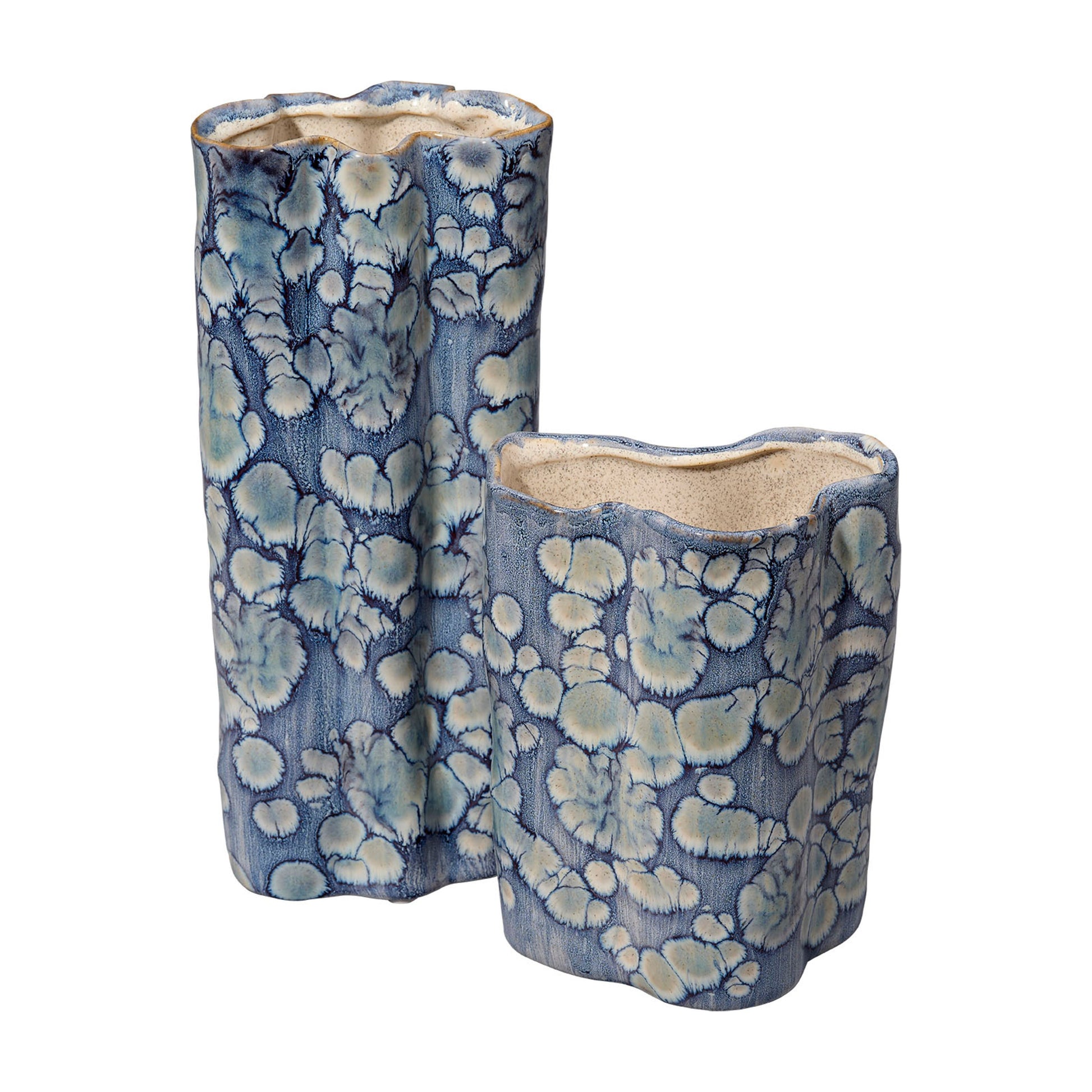 Cloud Ceramic Decorative Set of 2 Vases by Jamie Young
