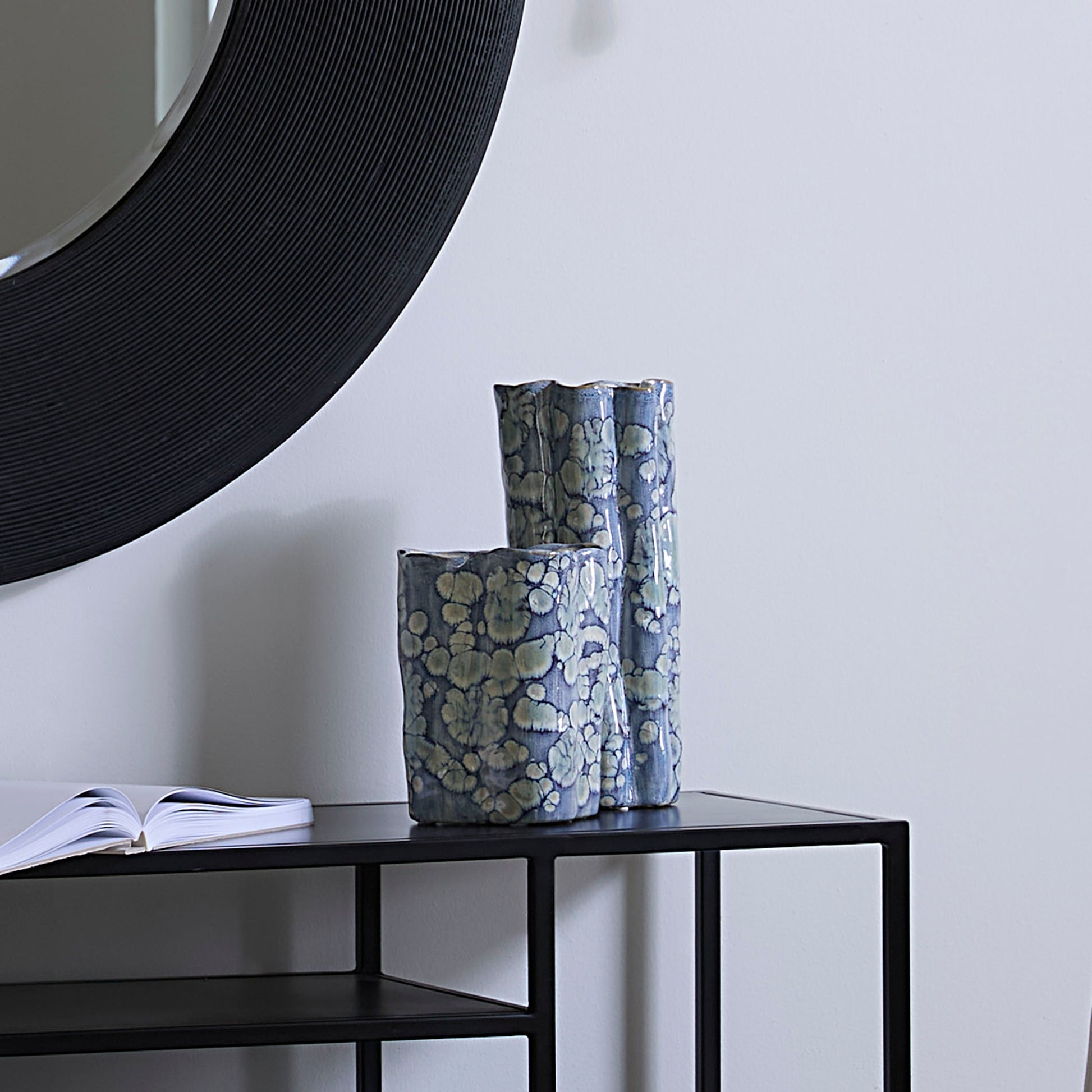 Cloud Ceramic Decorative Set of 2 Vases by Jamie Young