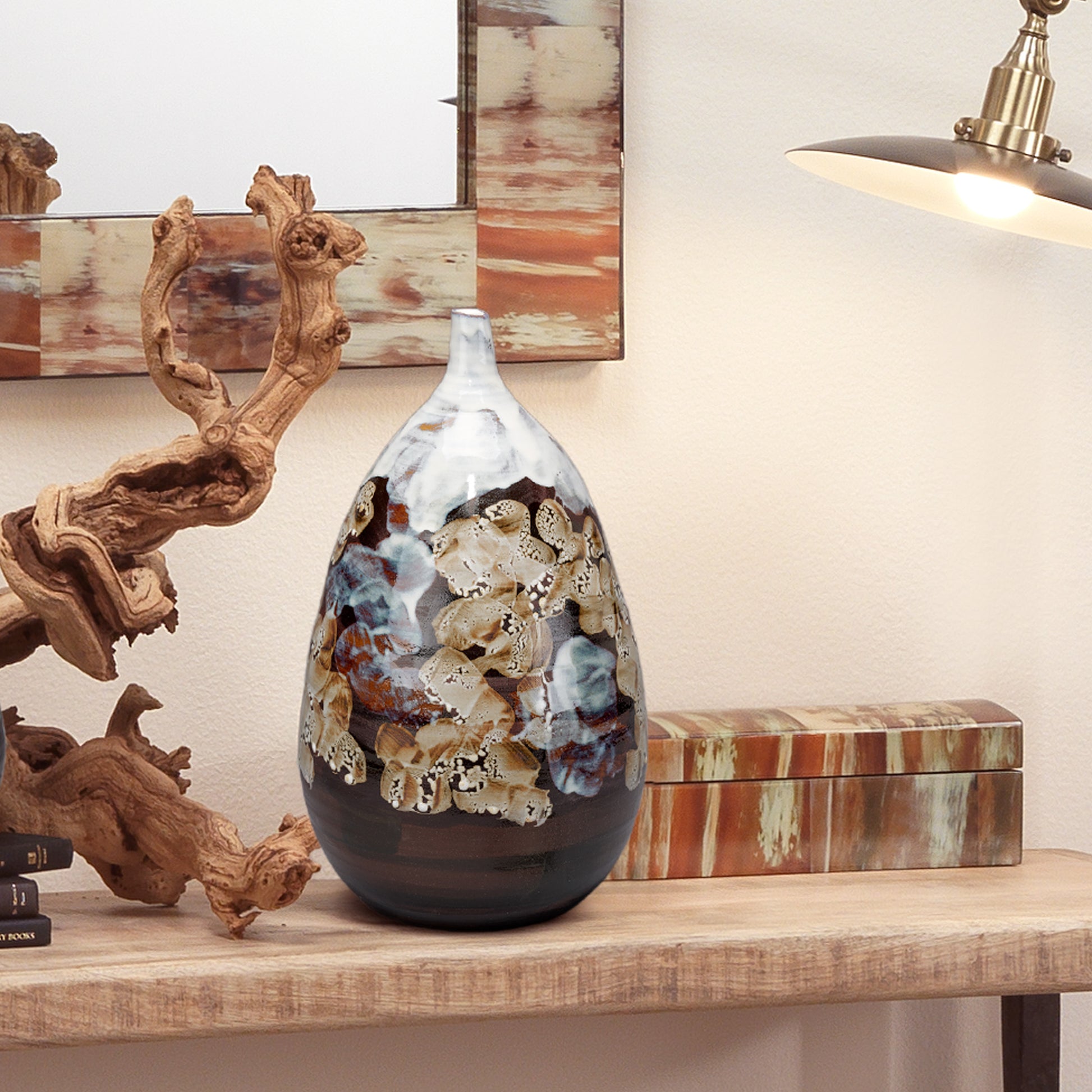 Collage Ceramic Decorative Vase by Jamie Young