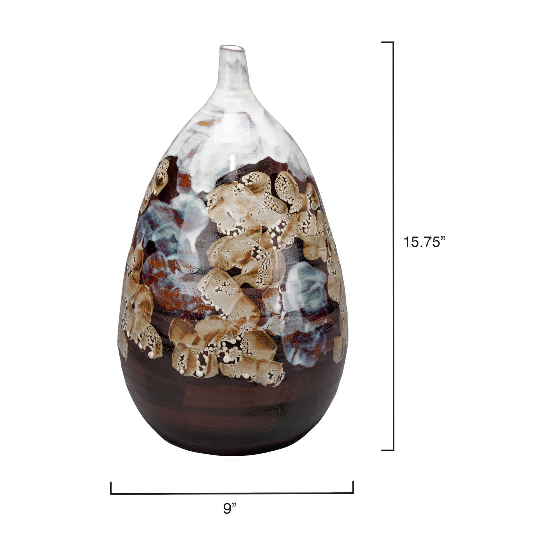 Collage Ceramic Decorative Vase by Jamie Young