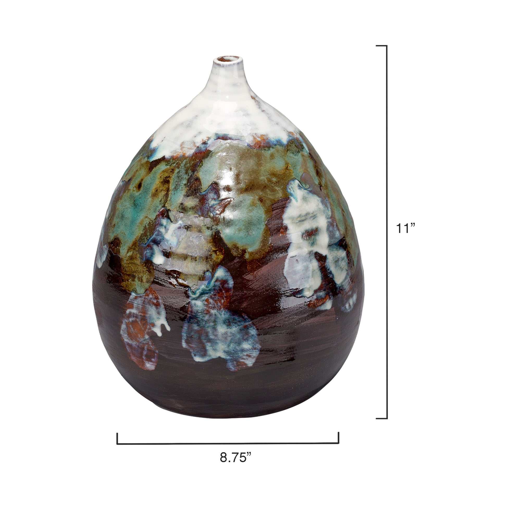 Collage Ceramic Decorative Vase by Jamie Young