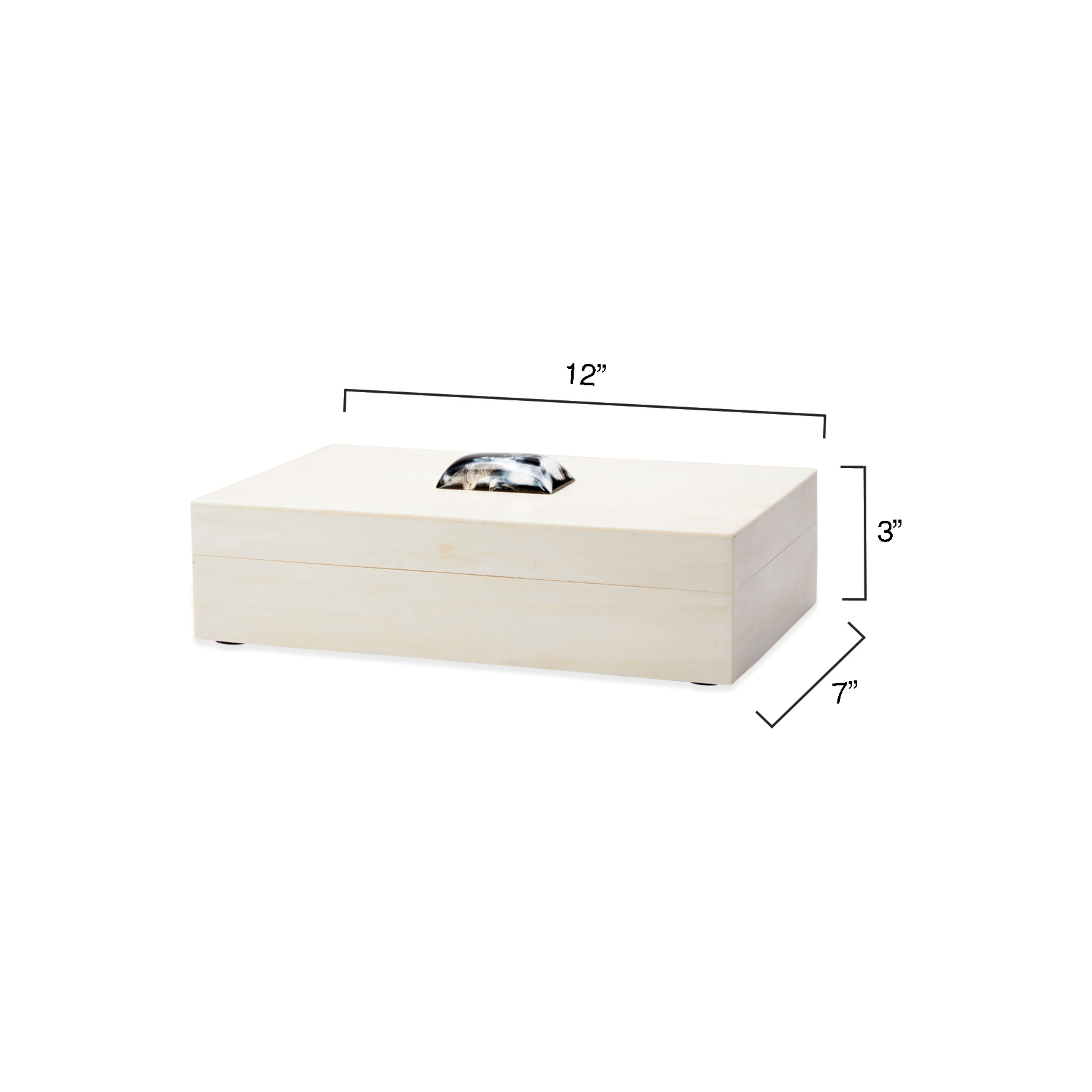 Constantine Large Rectangle Decorative Box by Jamie Young