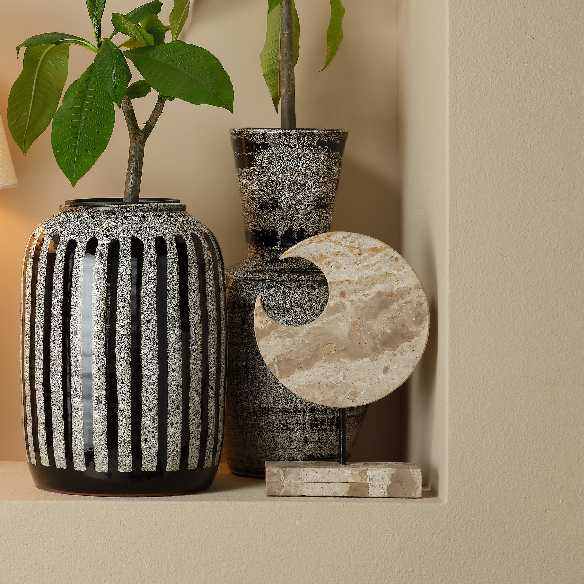Crescent Marble Stand by Jamie Young