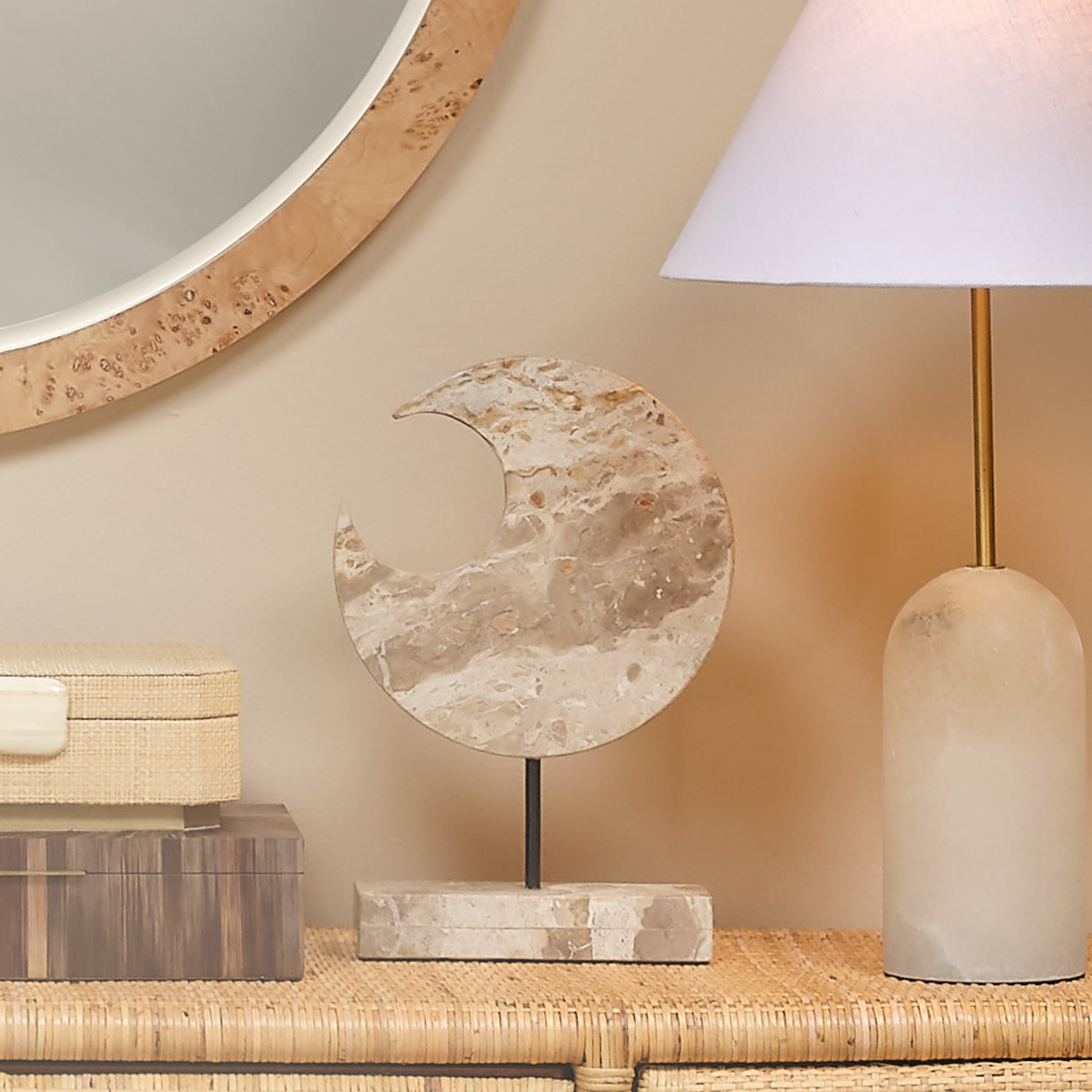 Crescent Marble Stand by Jamie Young