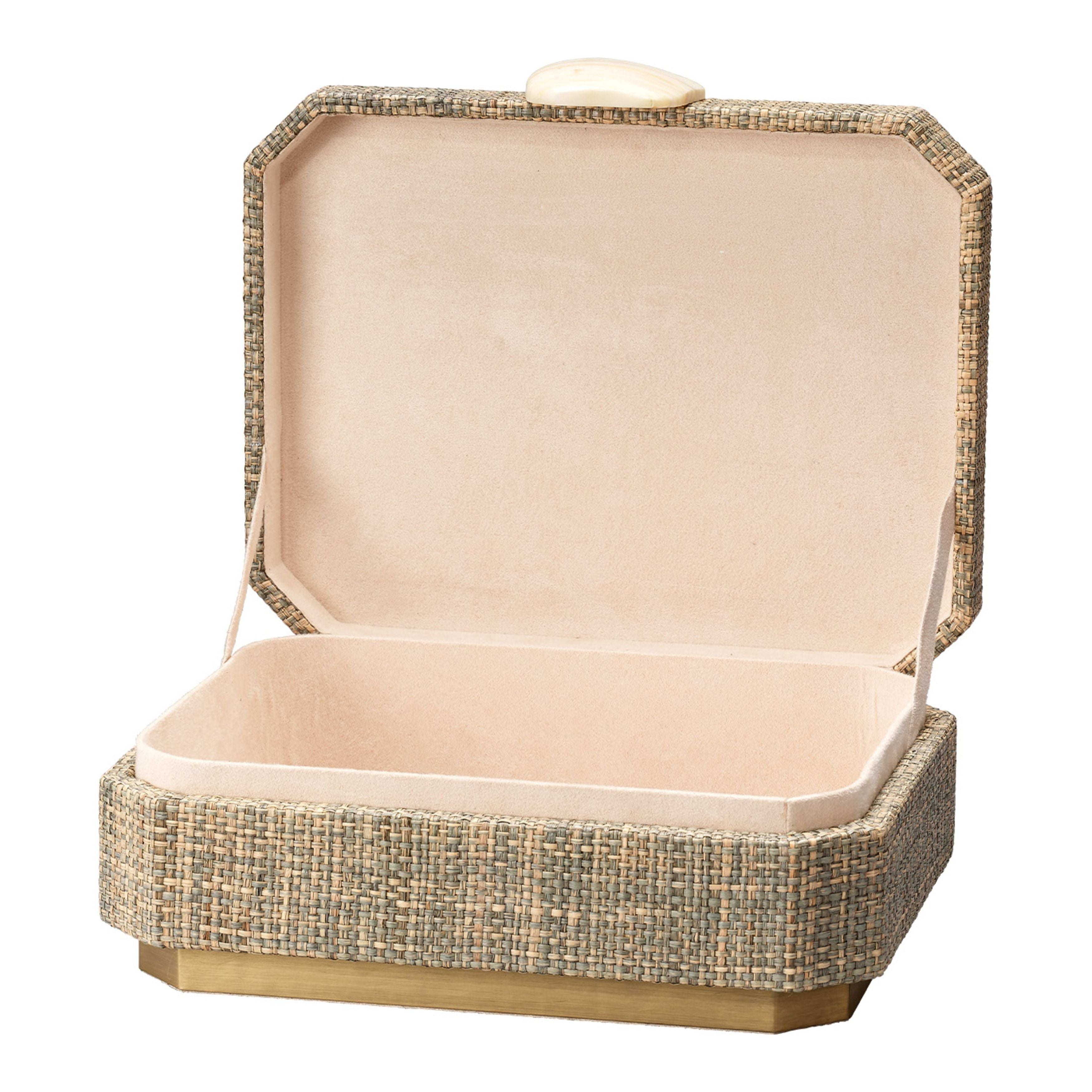 Eden Raffia Decorative Box by Jamie Young