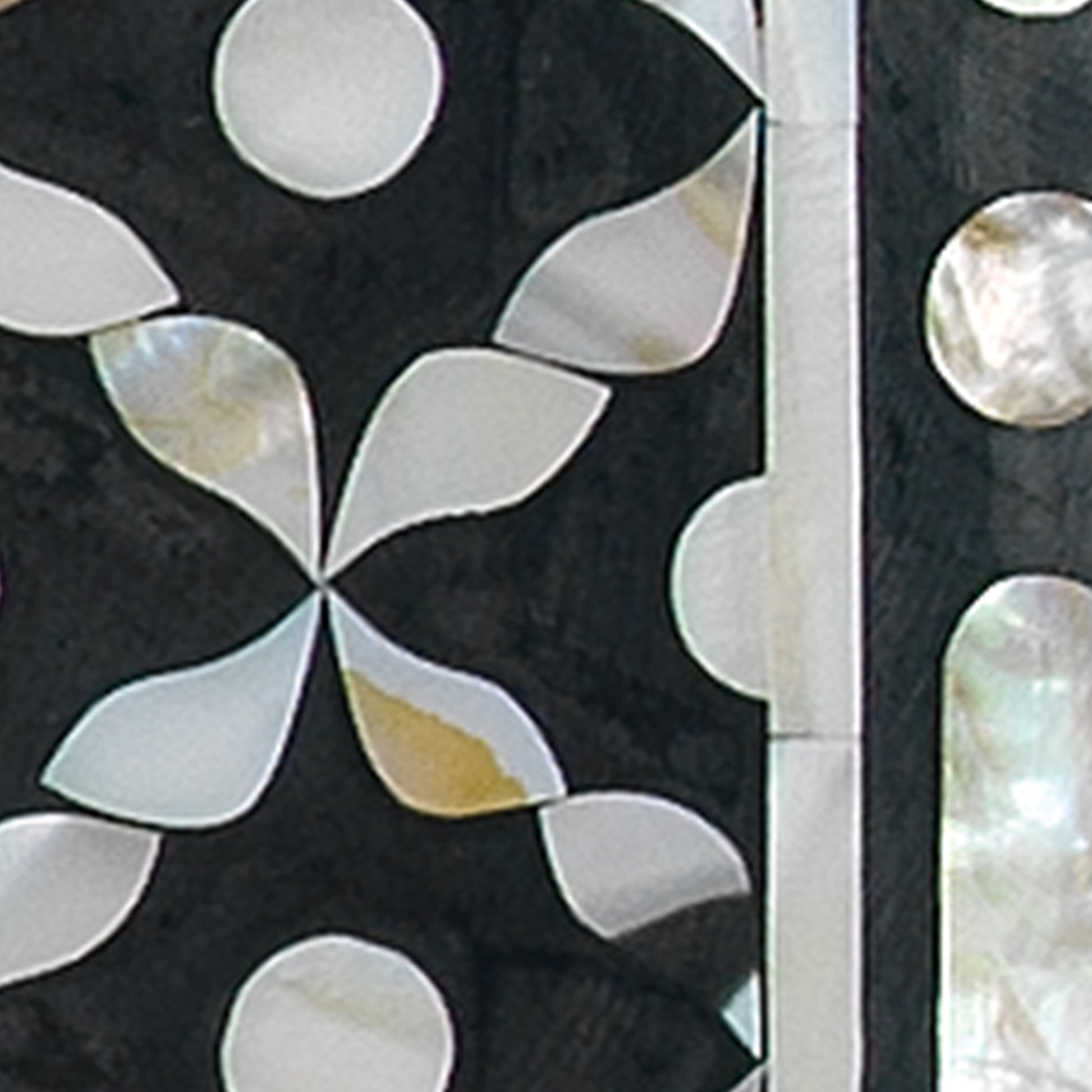 Evelyn Mother of Pearl Rectangle Wall Mirror by Jamie Young