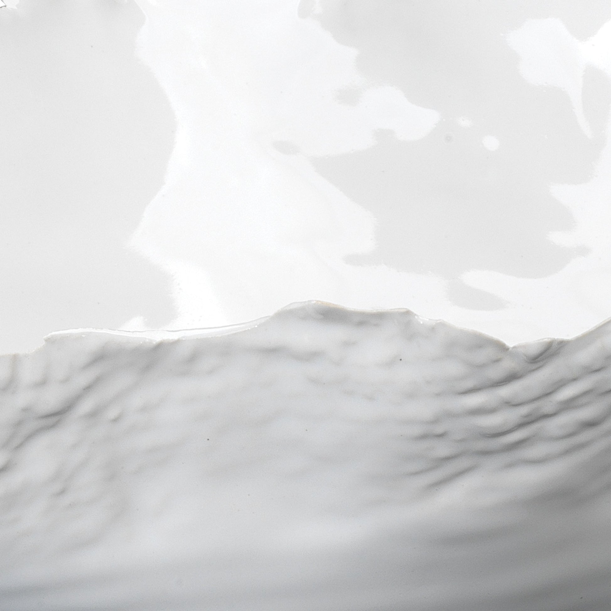 Fleur Ceramic Decorative Bowls (Set of 3), White by Jamie Young