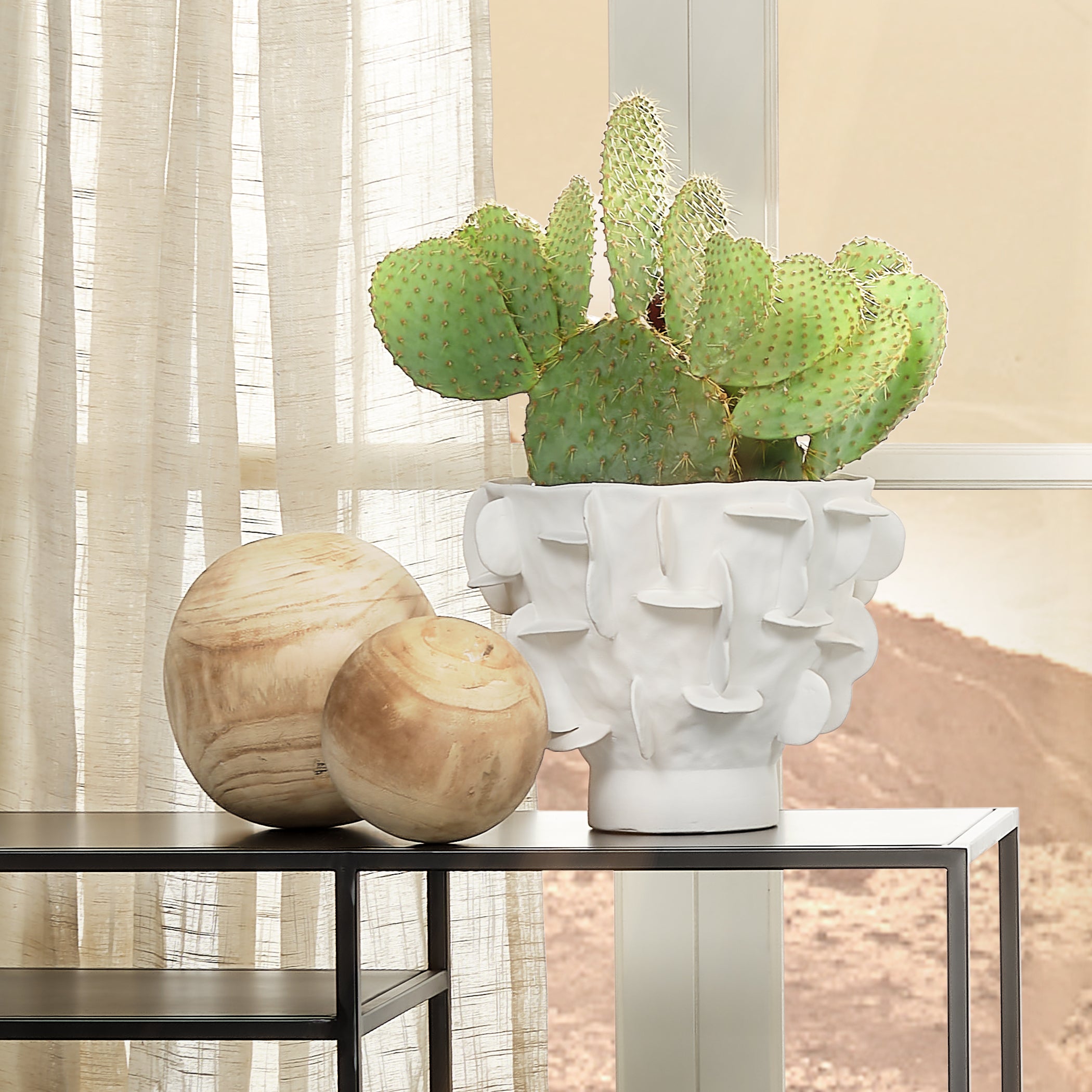 Helios Ceramic Decorative Vase by Jamie Young