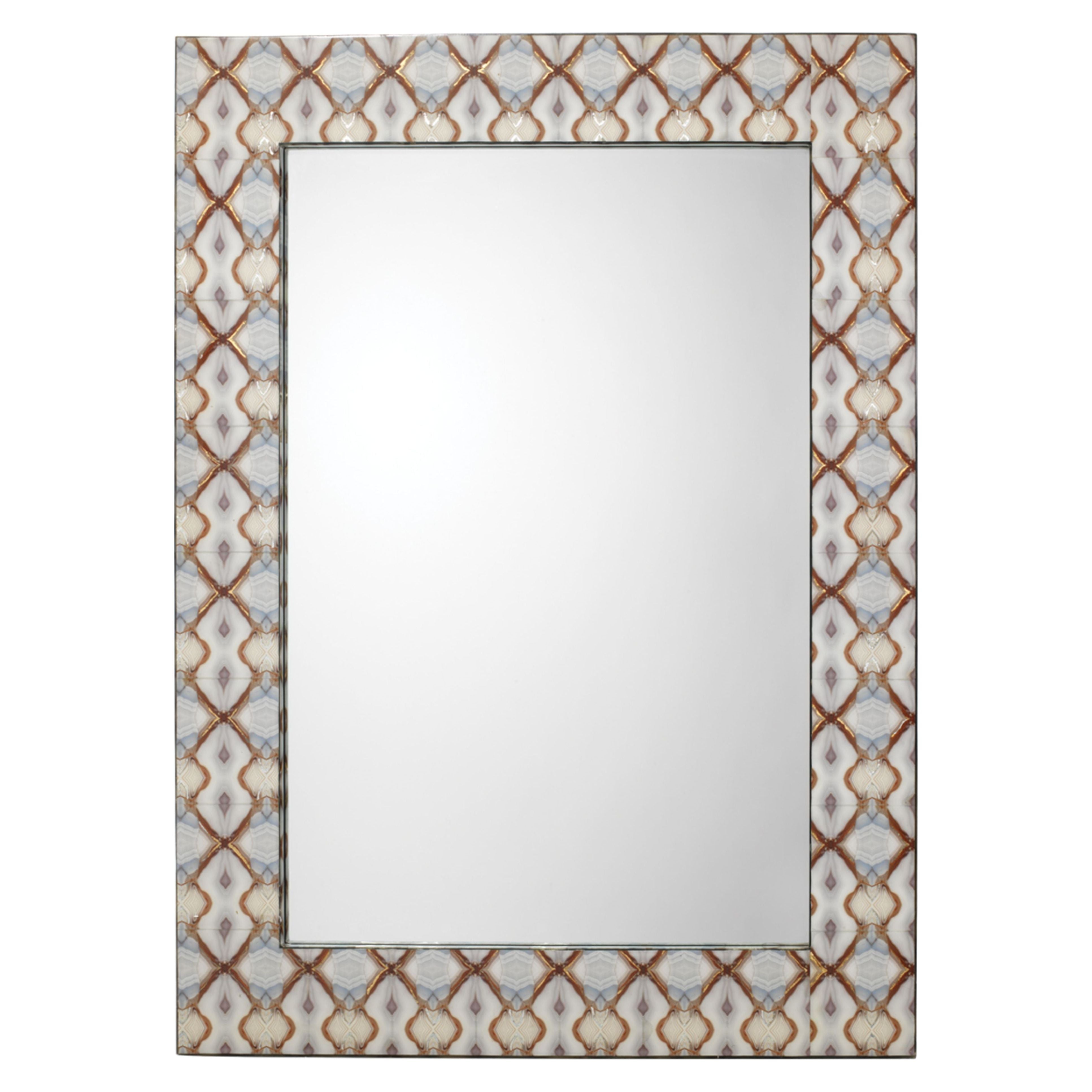 Kaleidoscope Rectangle Wall Mirror by Jamie Young