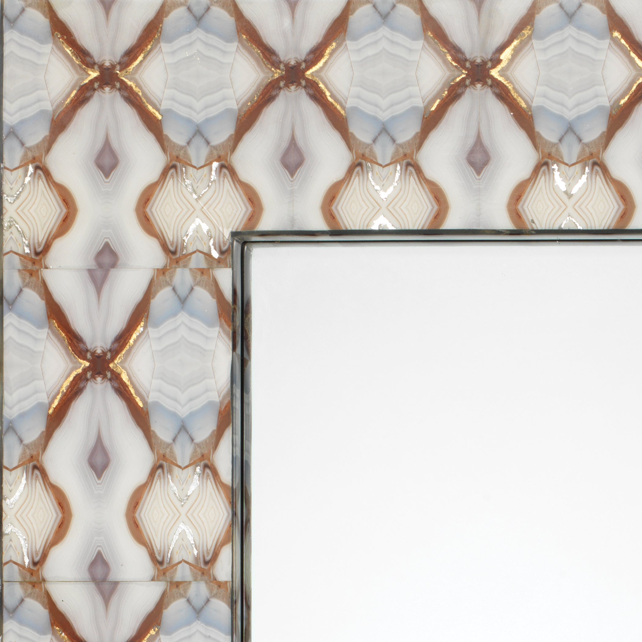 Kaleidoscope Rectangle Wall Mirror by Jamie Young