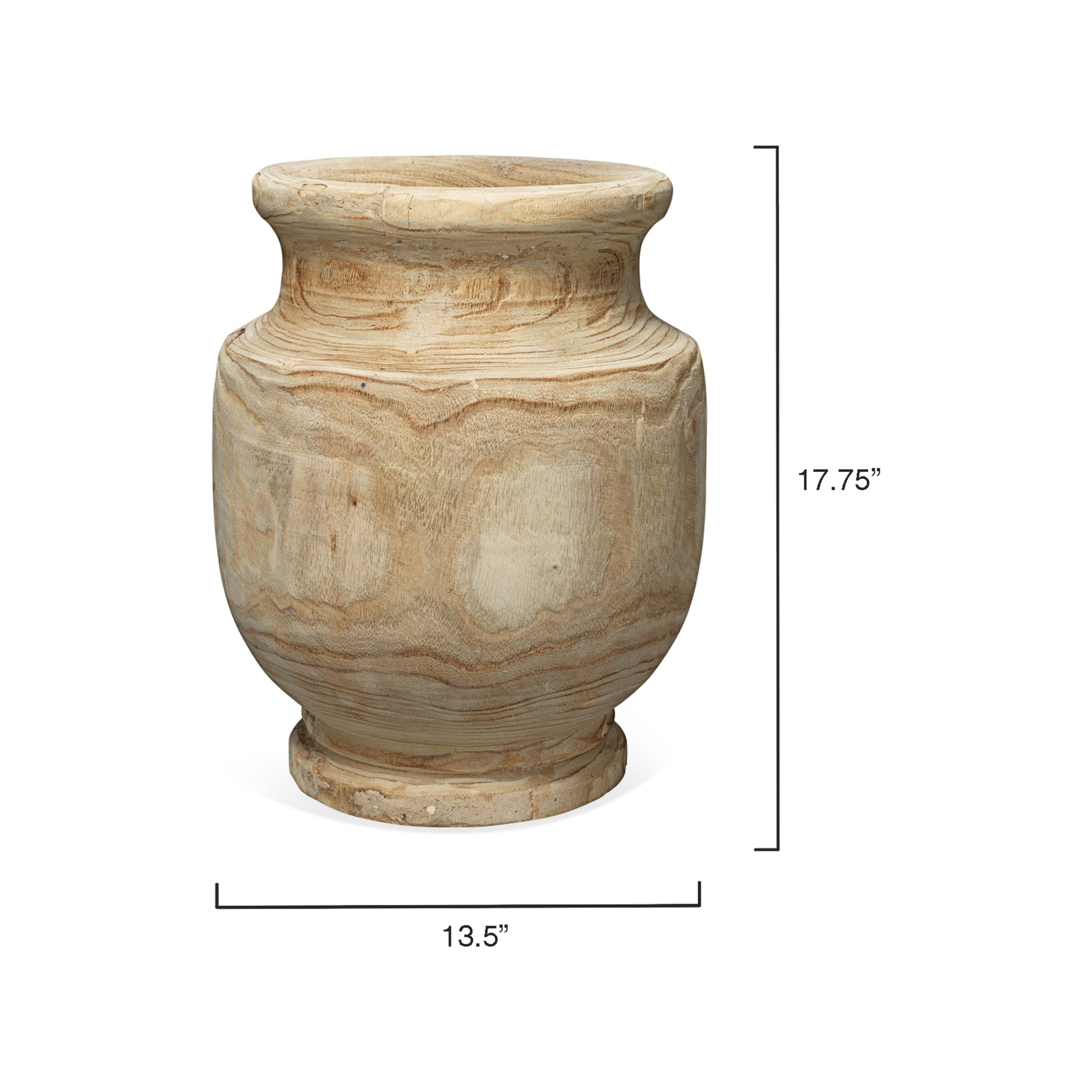 Laguna Wooden Decorative Vase by Jamie Young