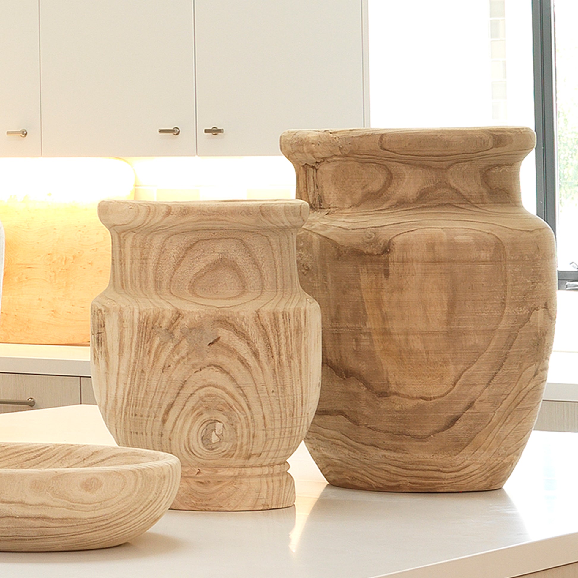 Laguna Wooden Decorative Vase by Jamie Young