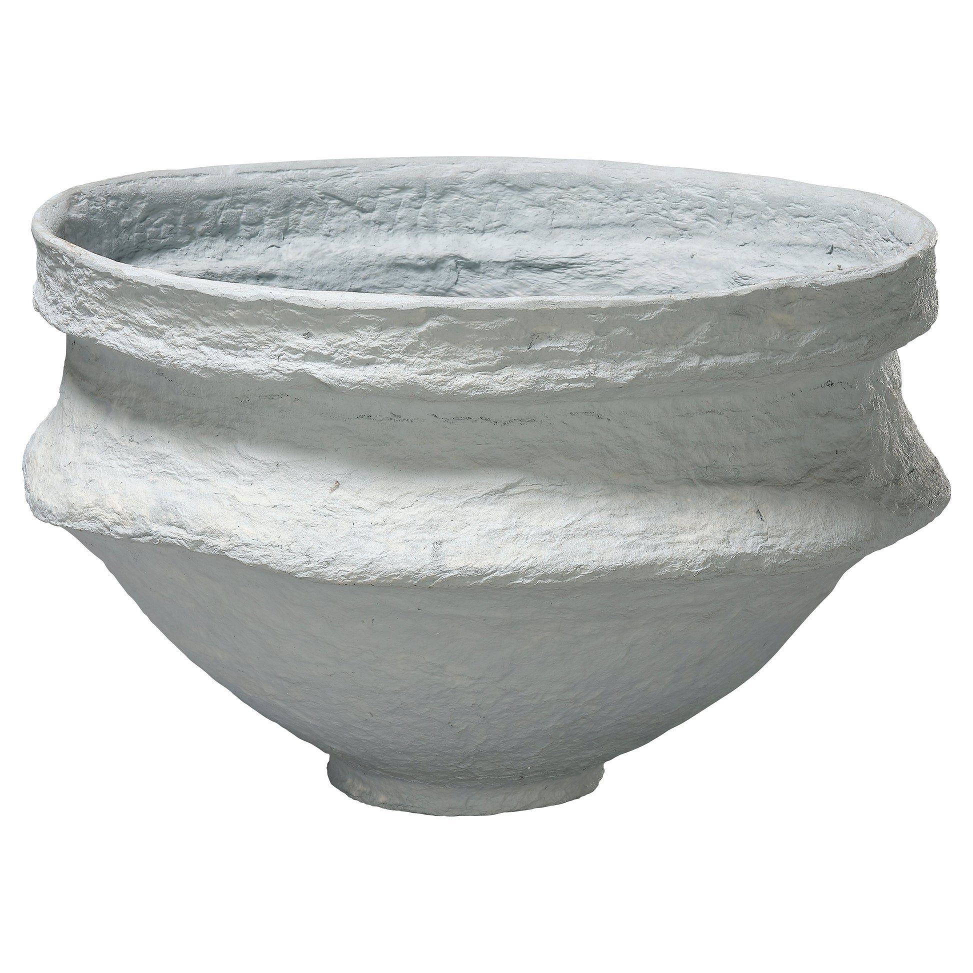 Landscape Cotton Mache Large Decorative Bowl Blue by Jamie Young