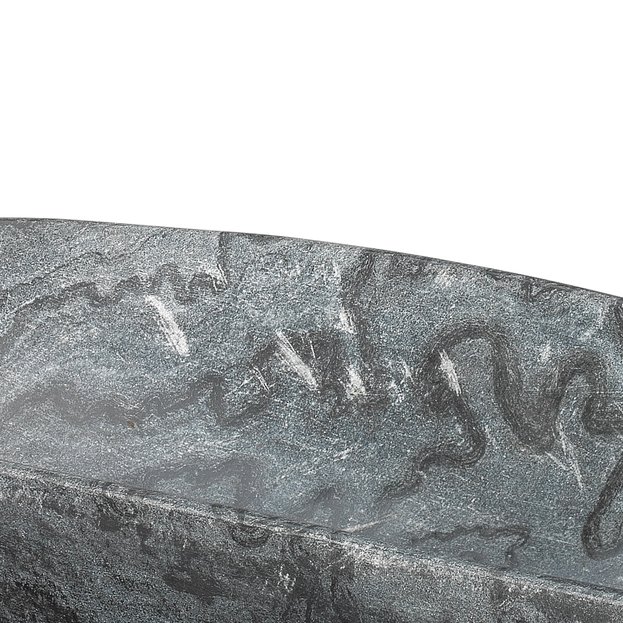 Long Oval Marble Bowl by Jamie Young