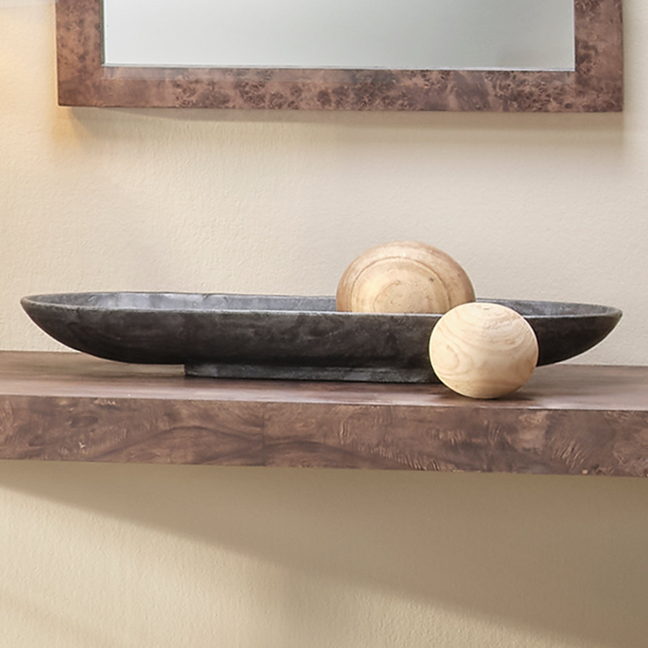 Long Oval Marble Bowl by Jamie Young