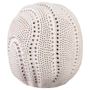 Lunar Porcelain Decorative Sphere, White by Jamie Young