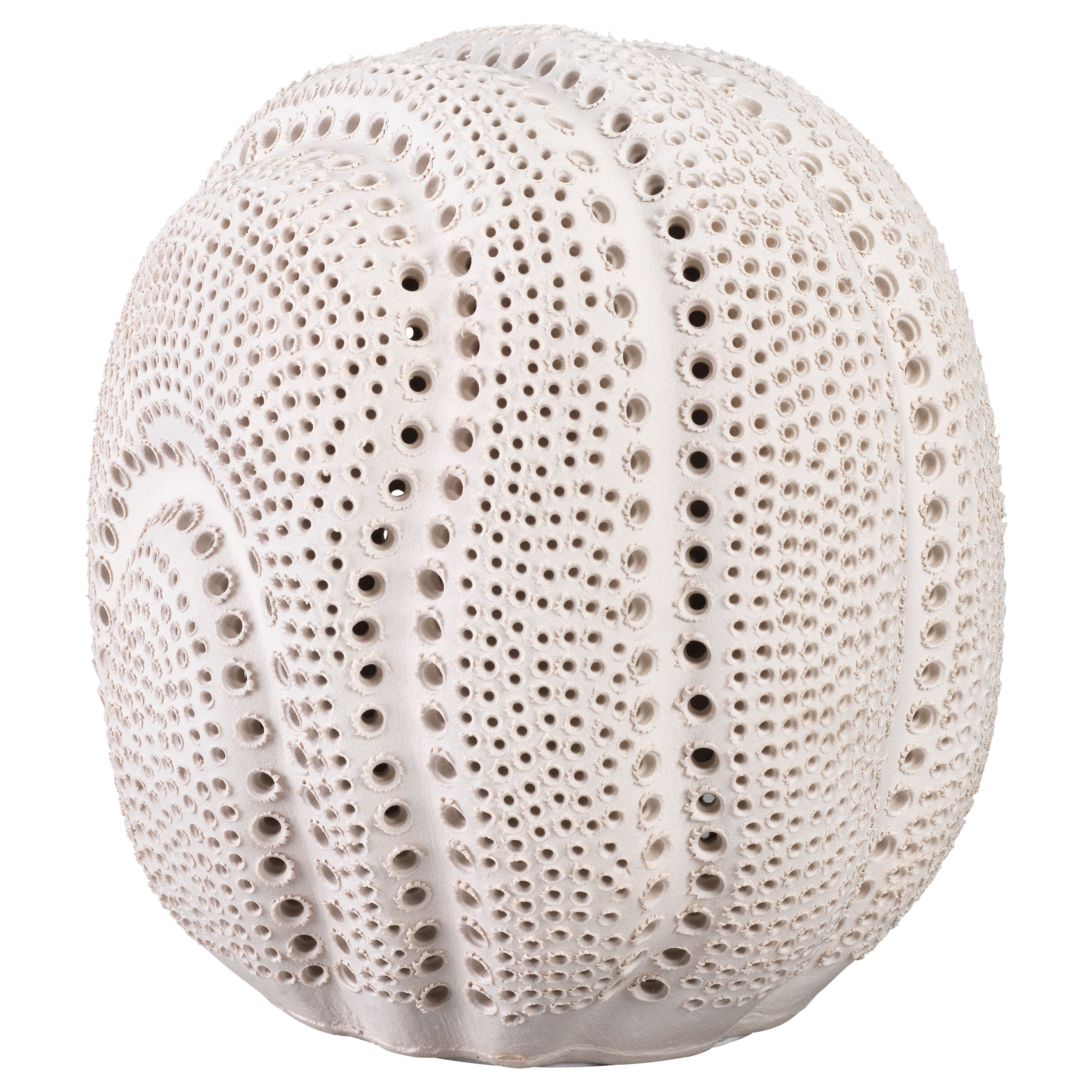 Lunar Porcelain Decorative Sphere, White by Jamie Young