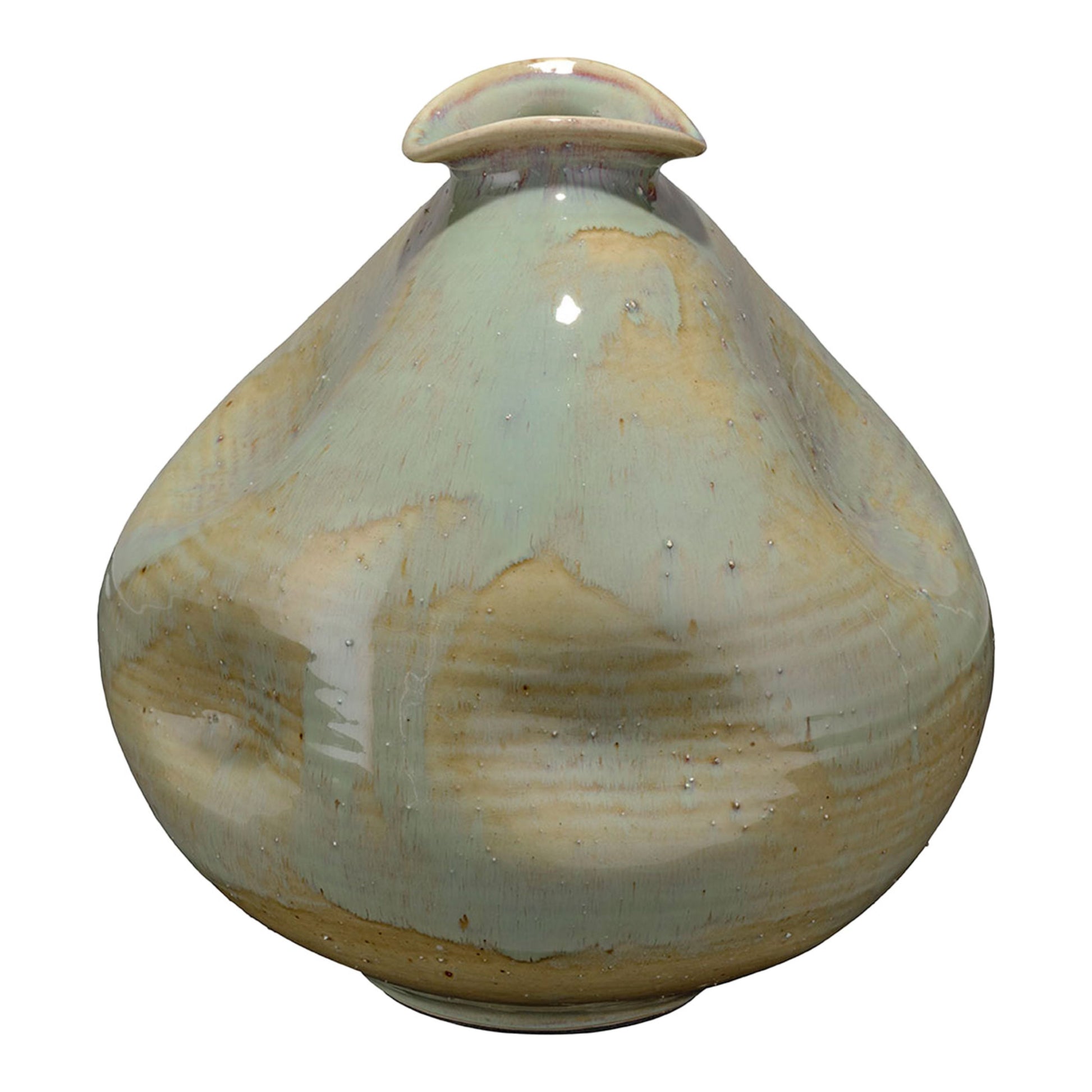 Madrid Dimpled Ceramic Decorative Vase by Jamie Young