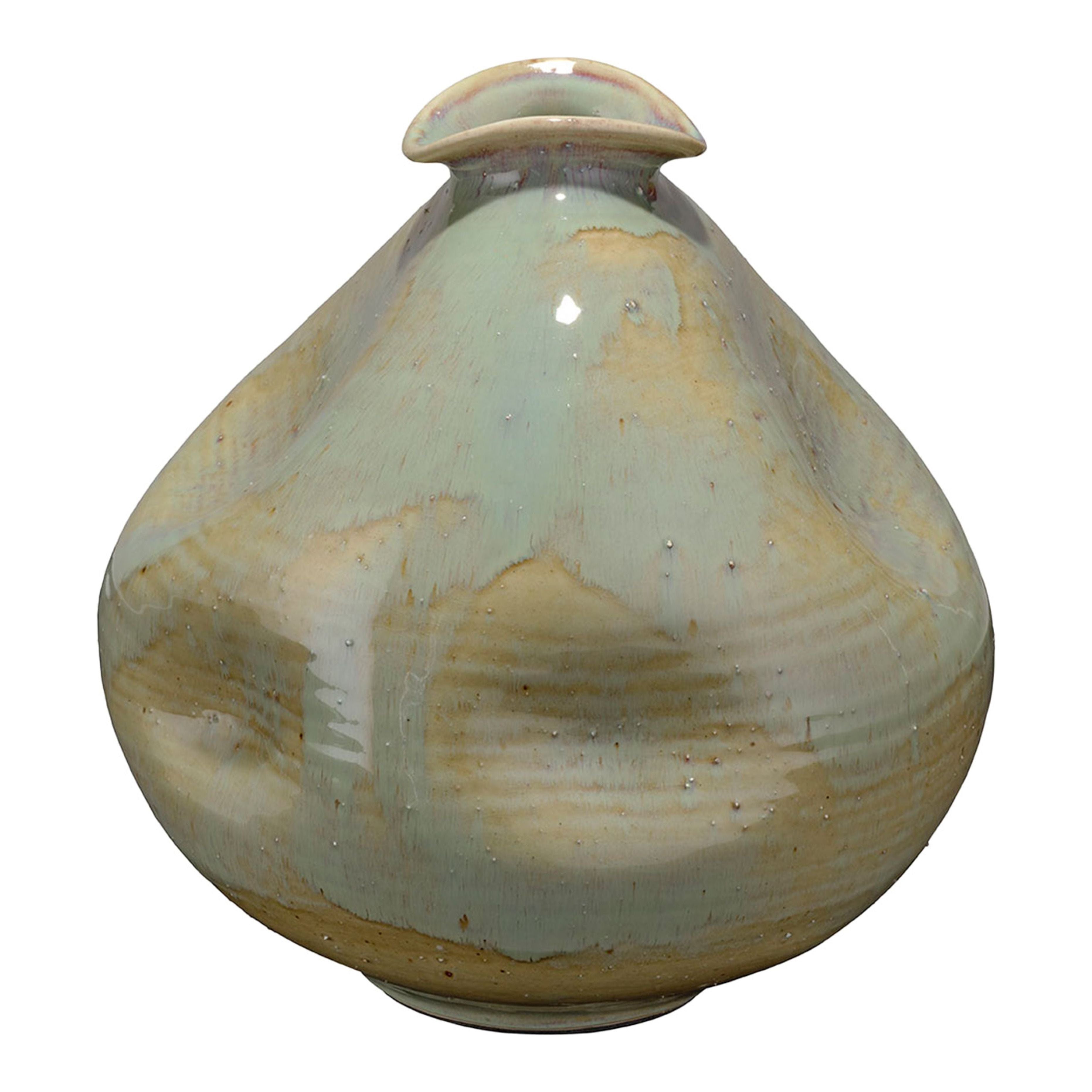 Madrid Dimpled Ceramic Decorative Vase by Jamie Young