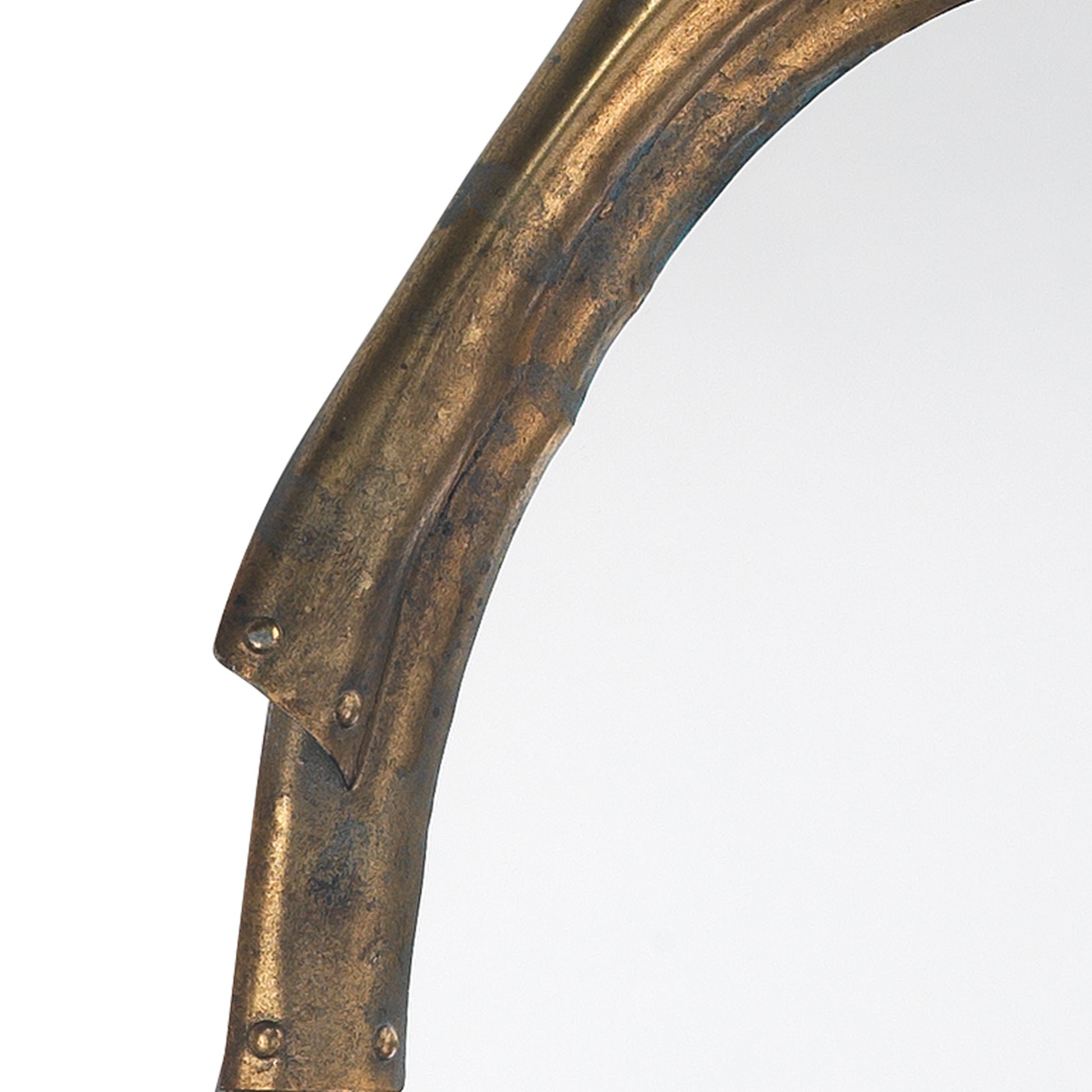 Margaux Metal Oval Wall Mirror by Jamie Young