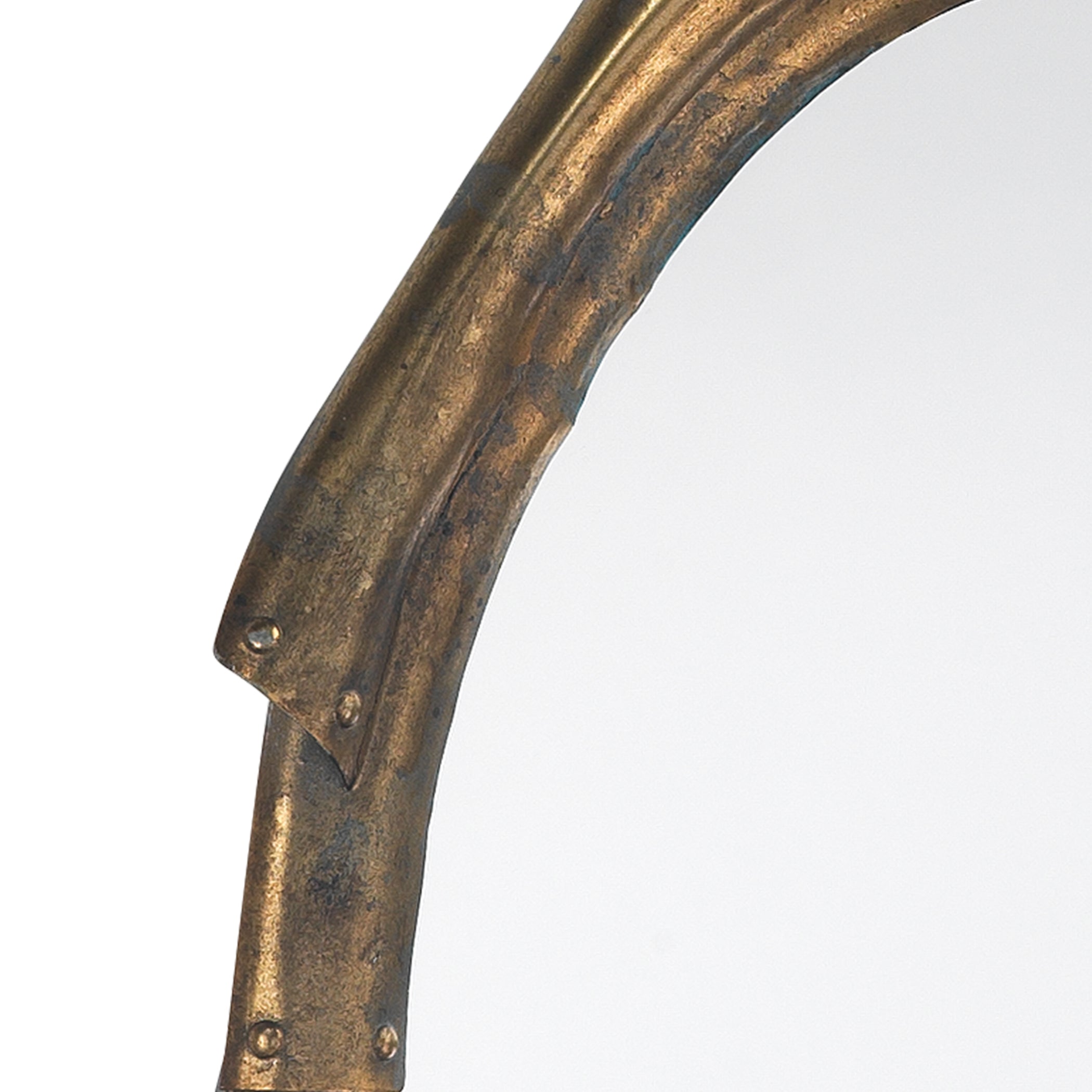 Margaux Metal Oval Wall Mirror by Jamie Young