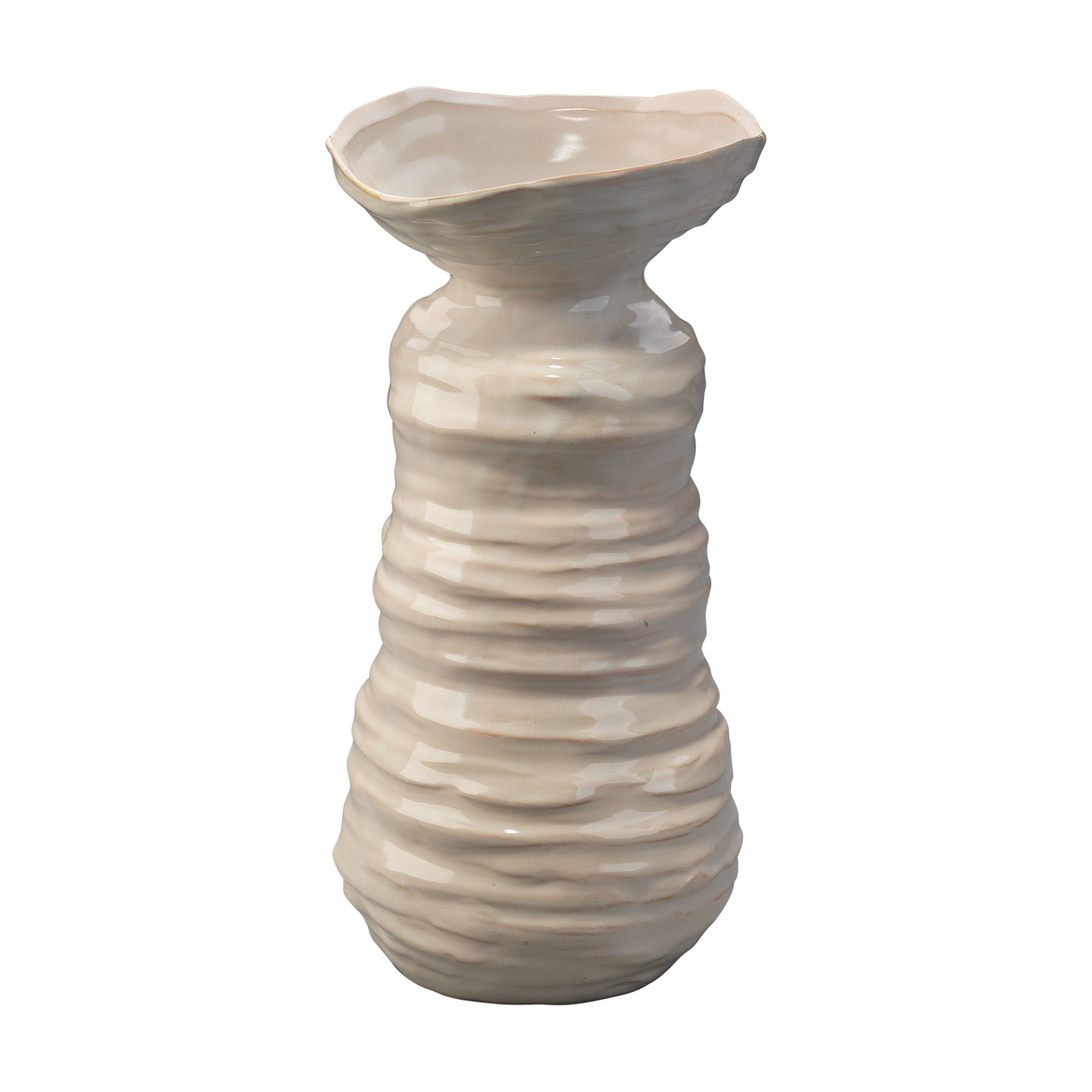 Marine Ceramic Decorative Vase Large by Jamie Young