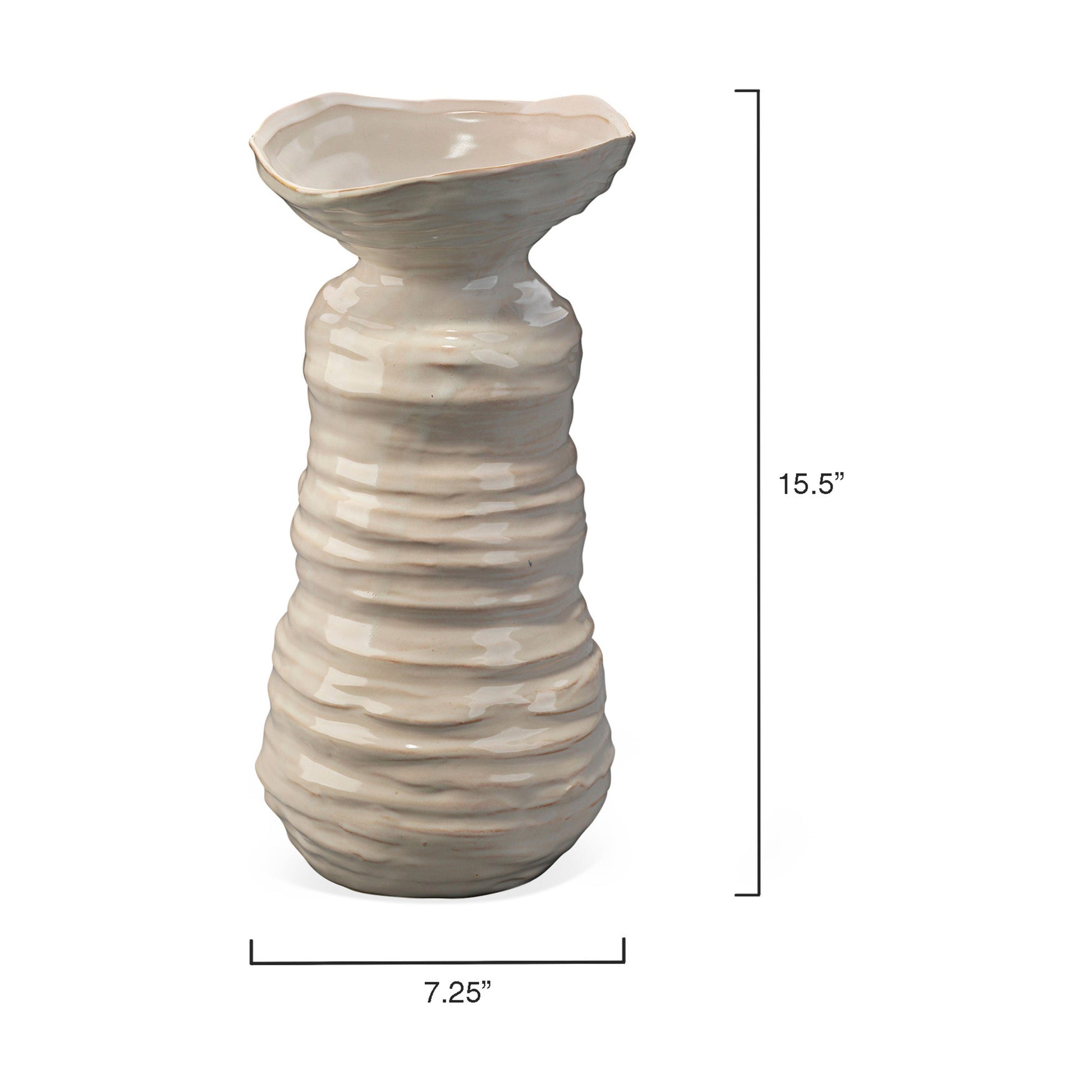 Marine Ceramic Decorative Vase by Jamie Young