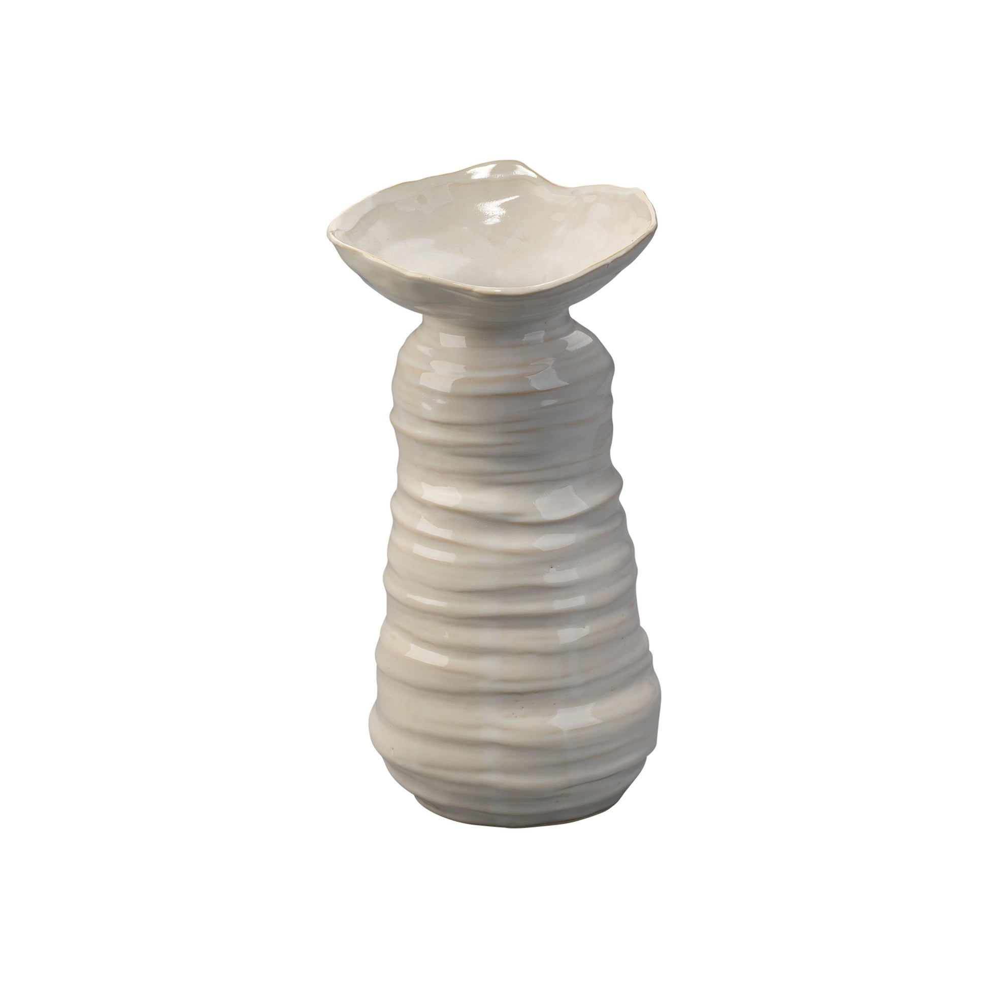 Marine Ceramic Decorative Vase Medium by Jamie Young