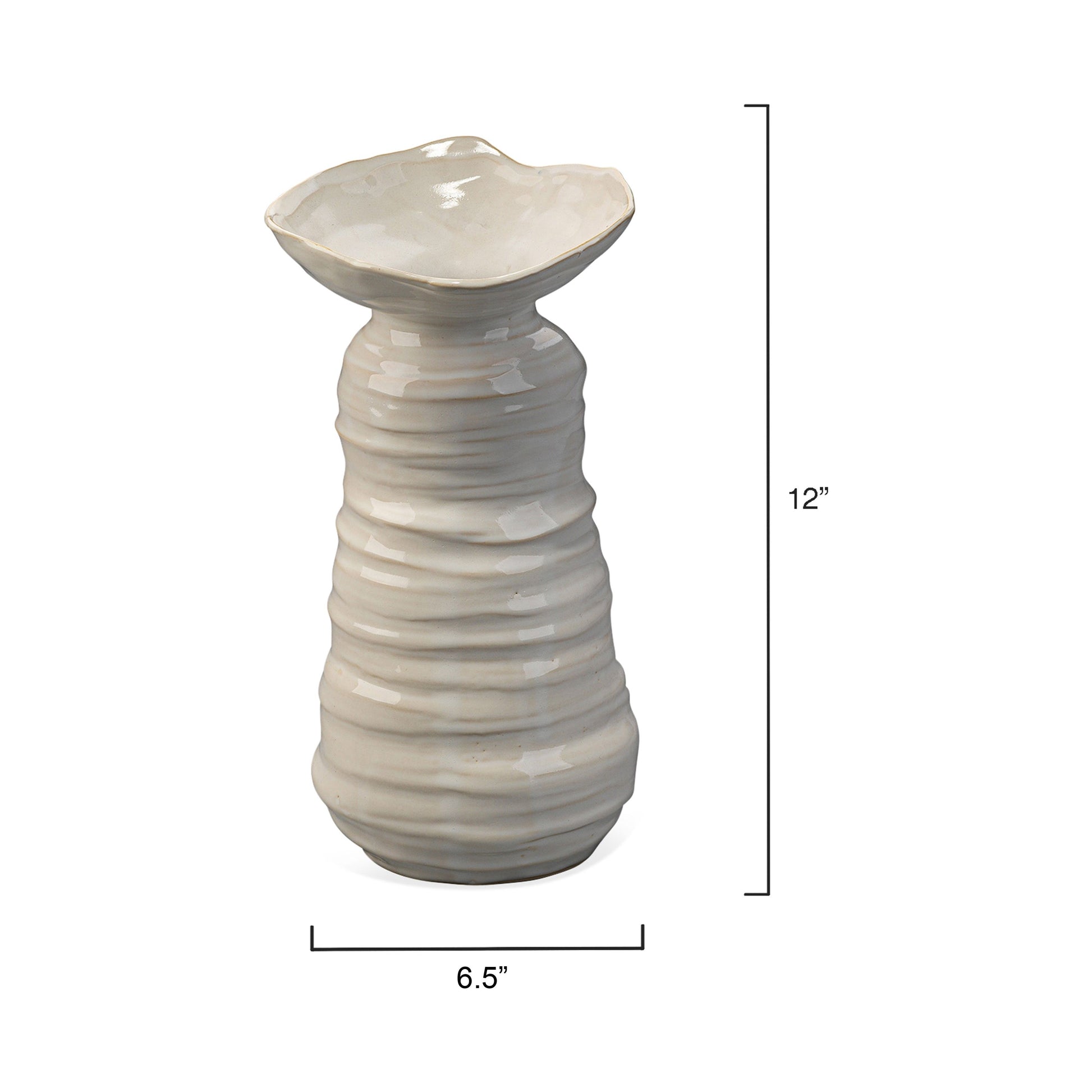 Marine Ceramic Decorative Vase by Jamie Young