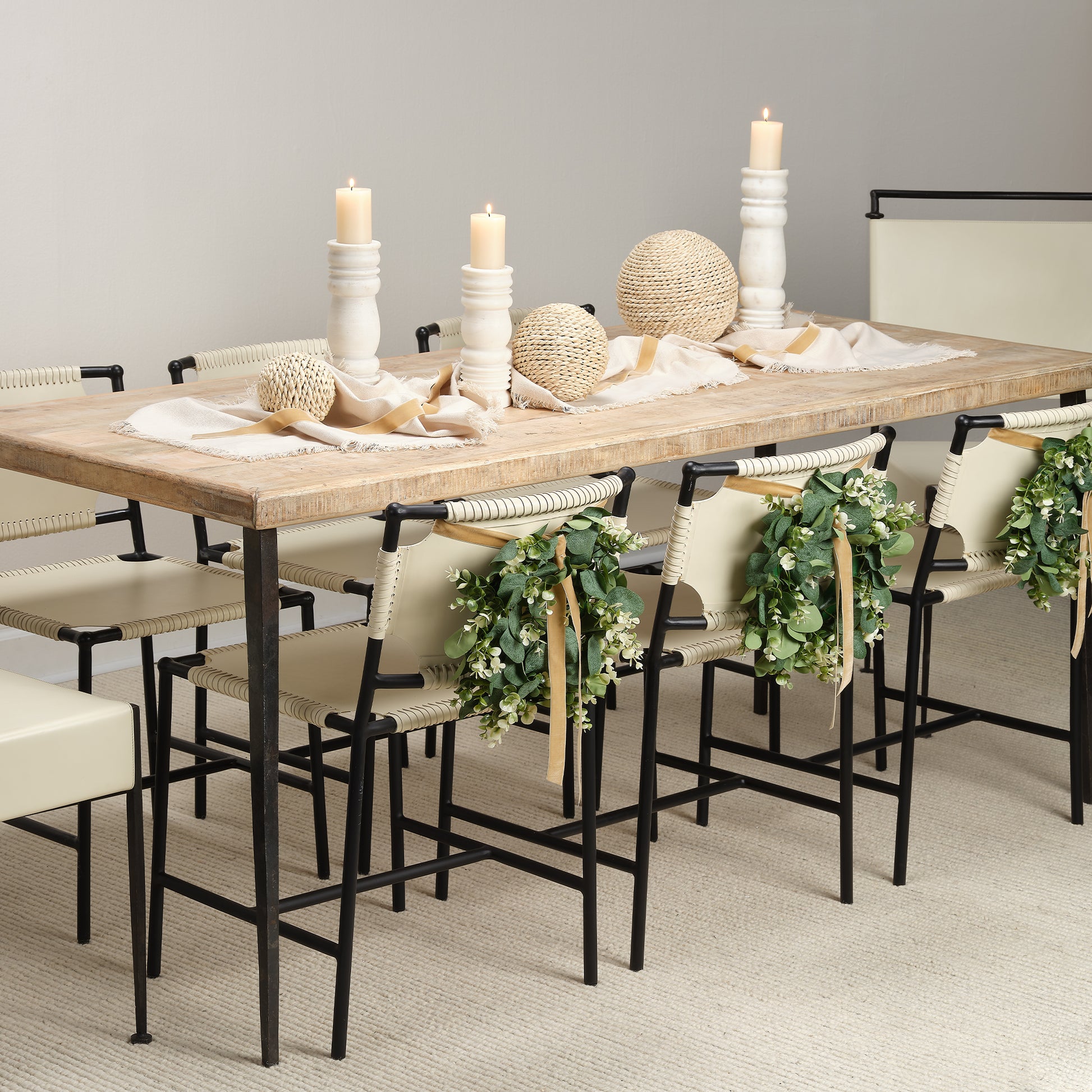 Monument Marble Candlesticks (Set of 3) by Jamie Young