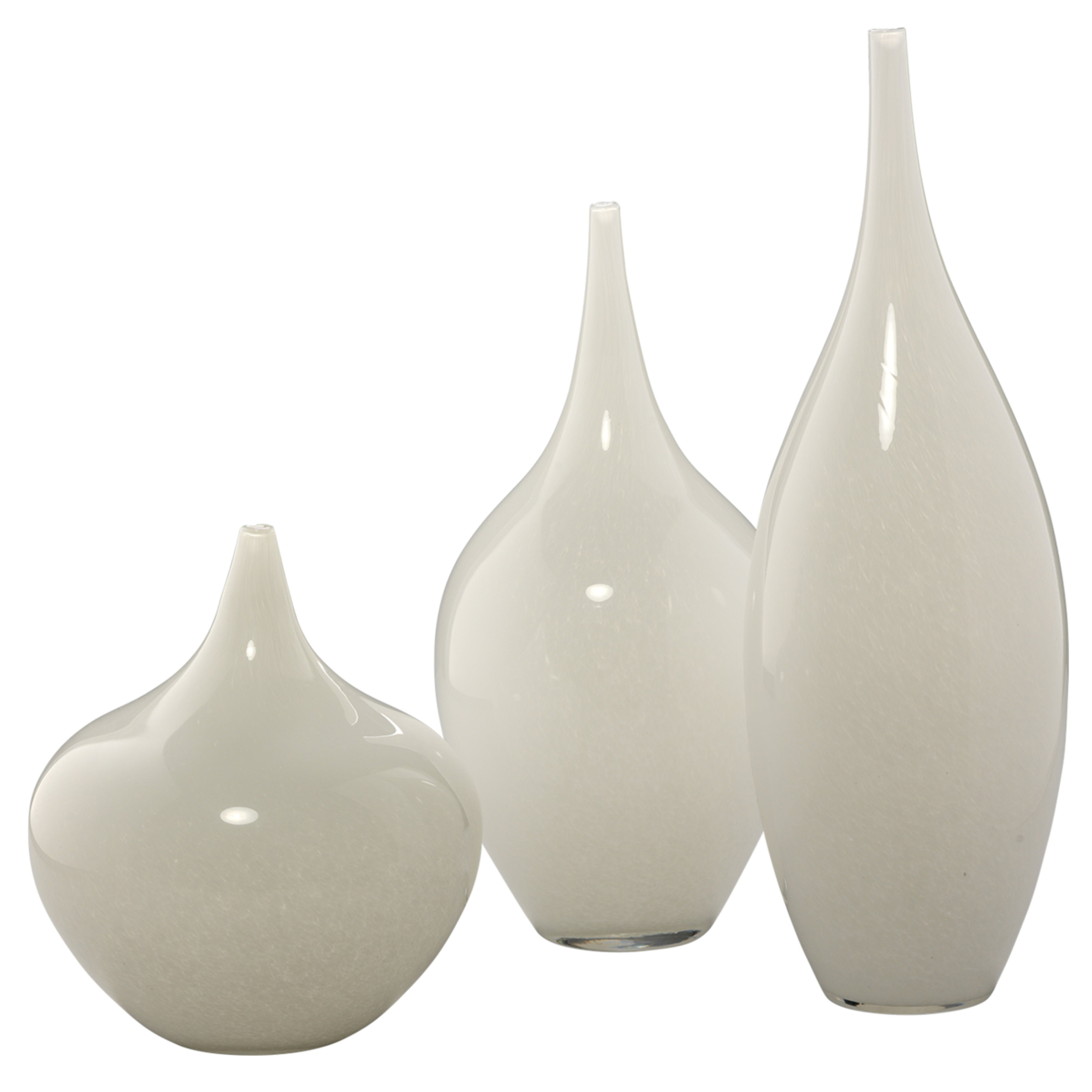 Nymph Decorative Glass Vases (Set of 3) by Jamie Young