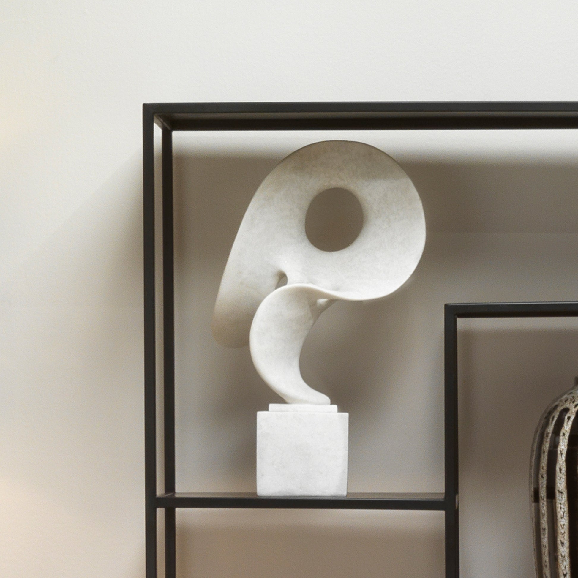 Obscure Resin Decorative Table Object, White by Jamie Young