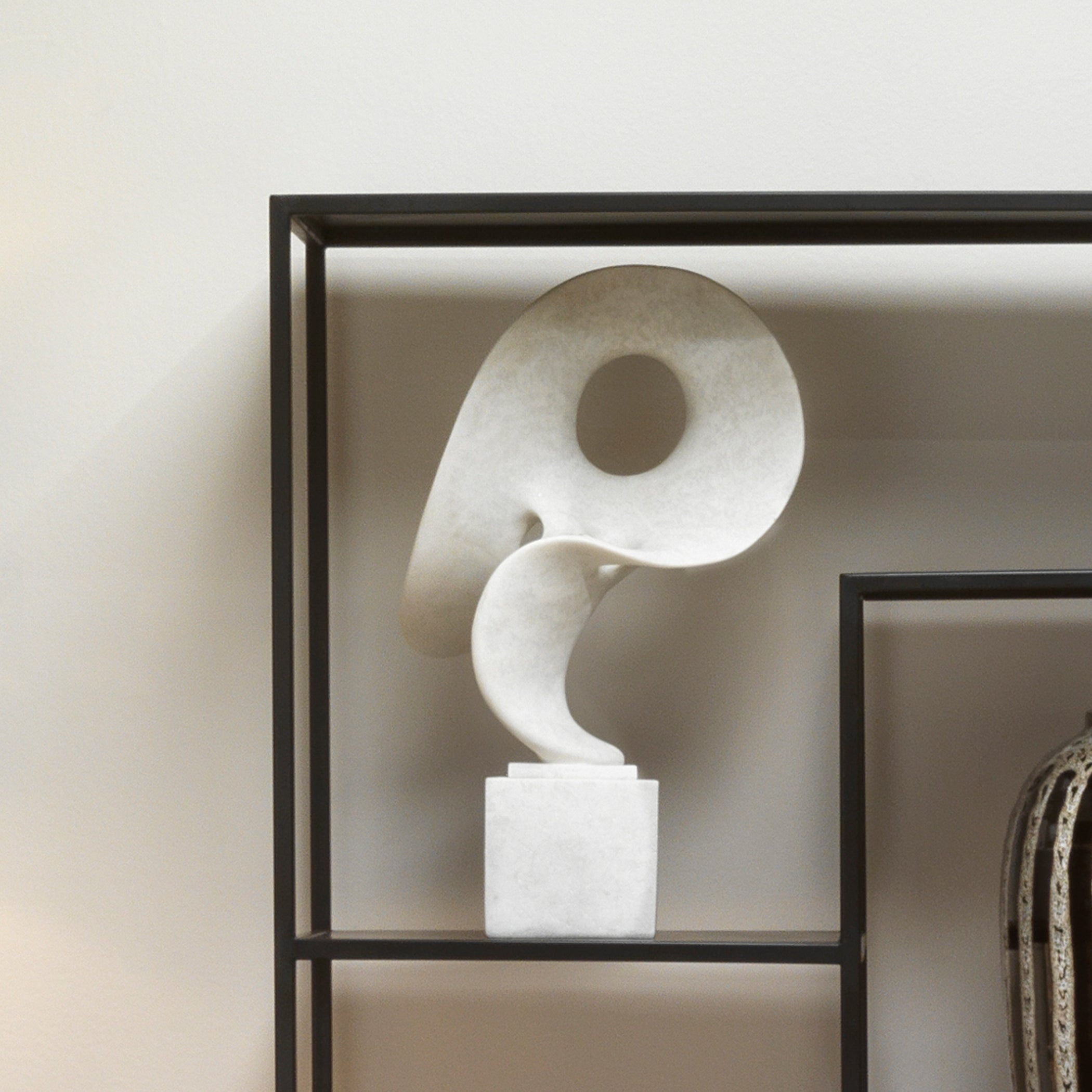 Obscure Resin Decorative Table Object, White by Jamie Young