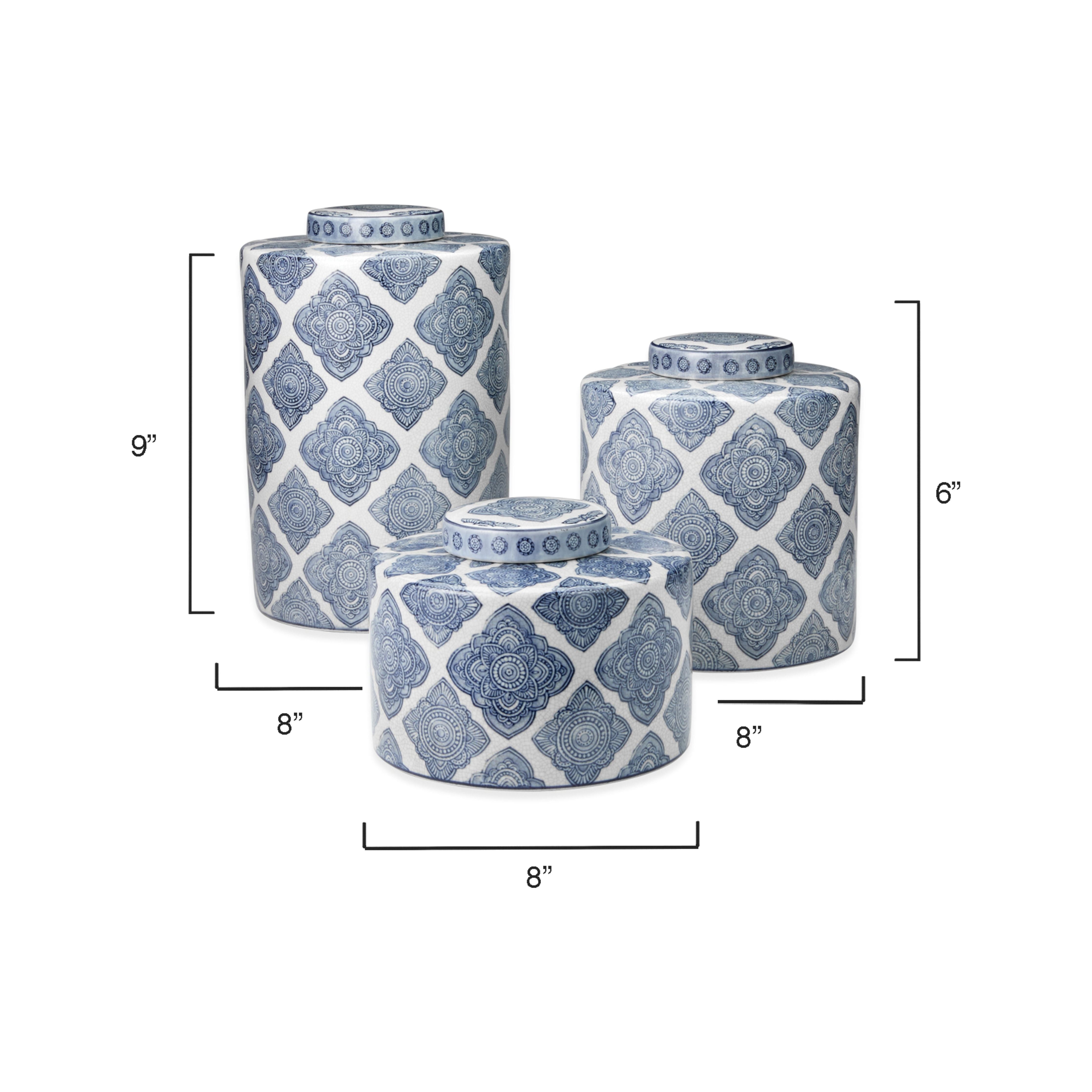 Oran Ceramic Decorative Canisters (Set of 2) by Jamie Young