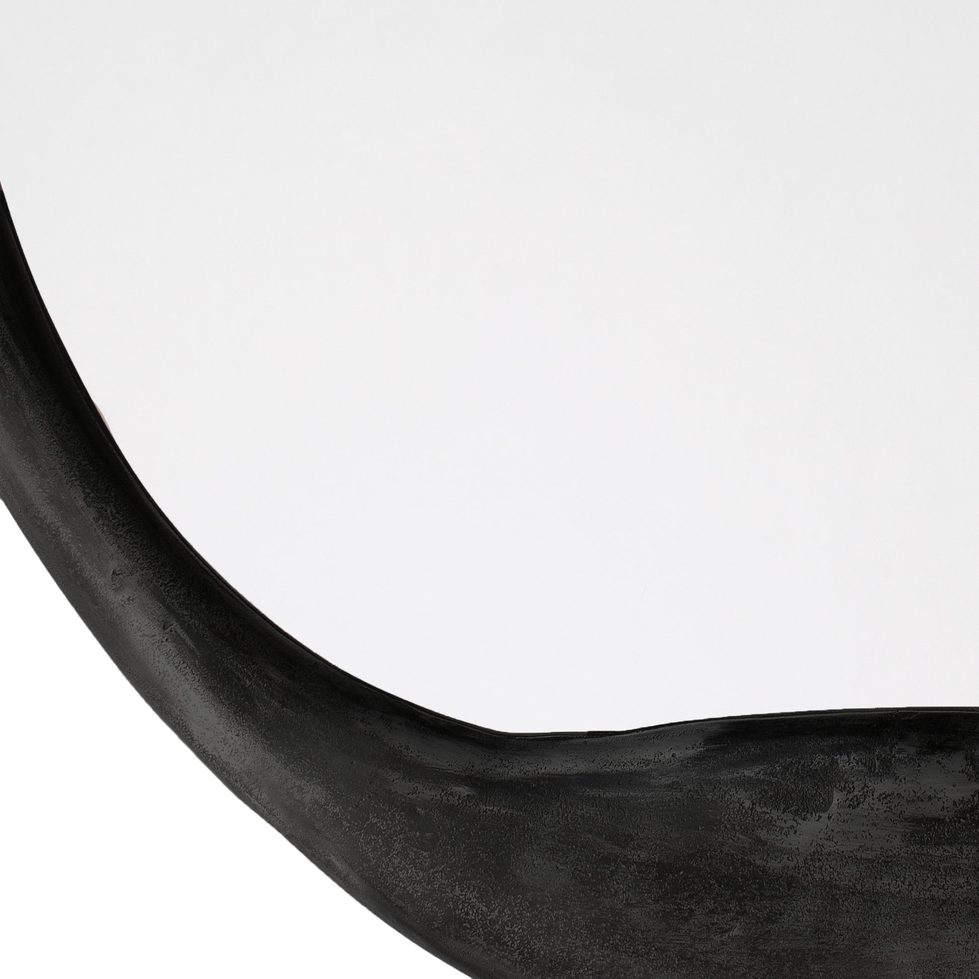Organic Metal Round Wall Mirror by Jamie Young