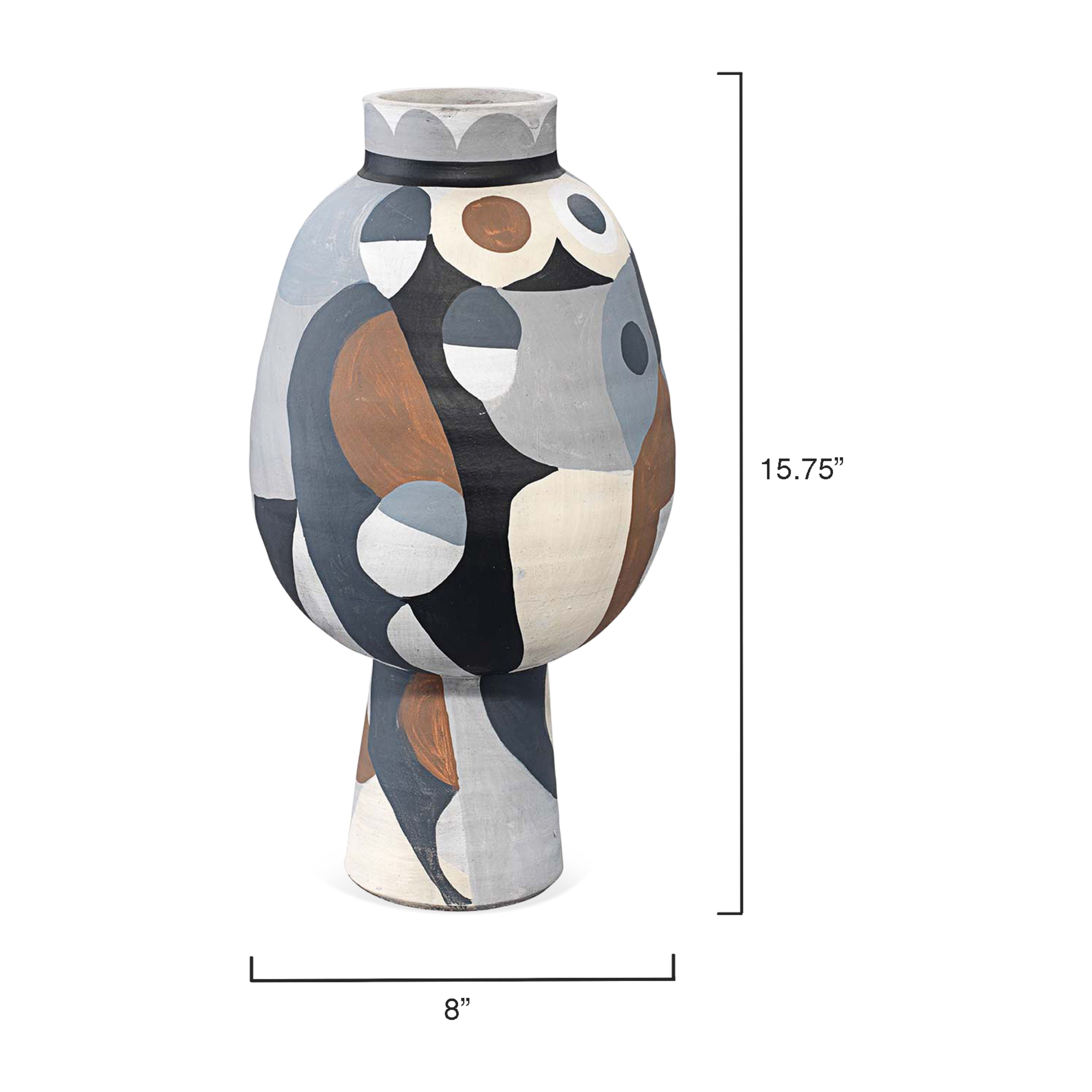 Pablo Ceramic Decorative Vase, Medium by Jamie Young