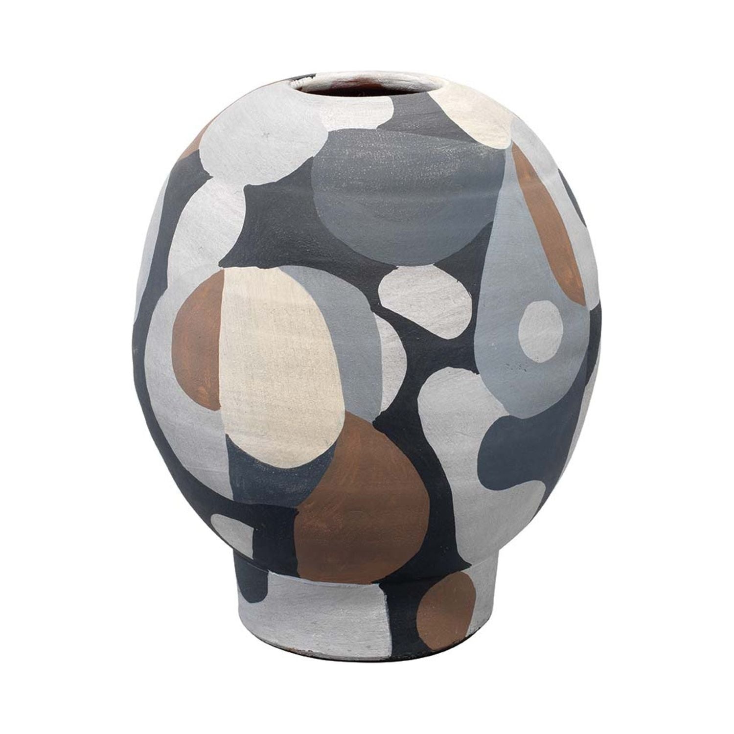 Pablo Ceramic Decorative Vase, Short by Jamie Young