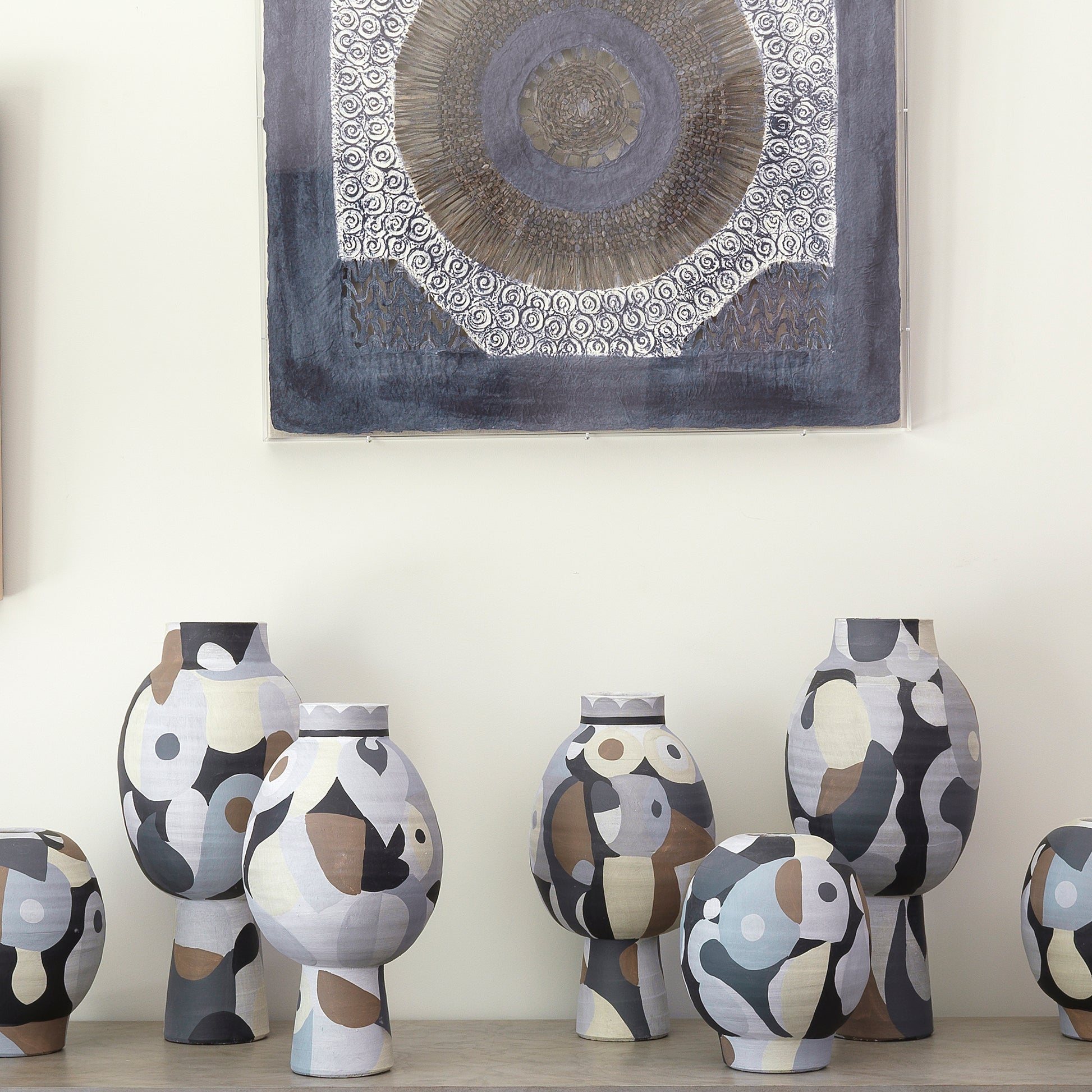 Pablo Ceramic Decorative Vase, Tall by Jamie Young