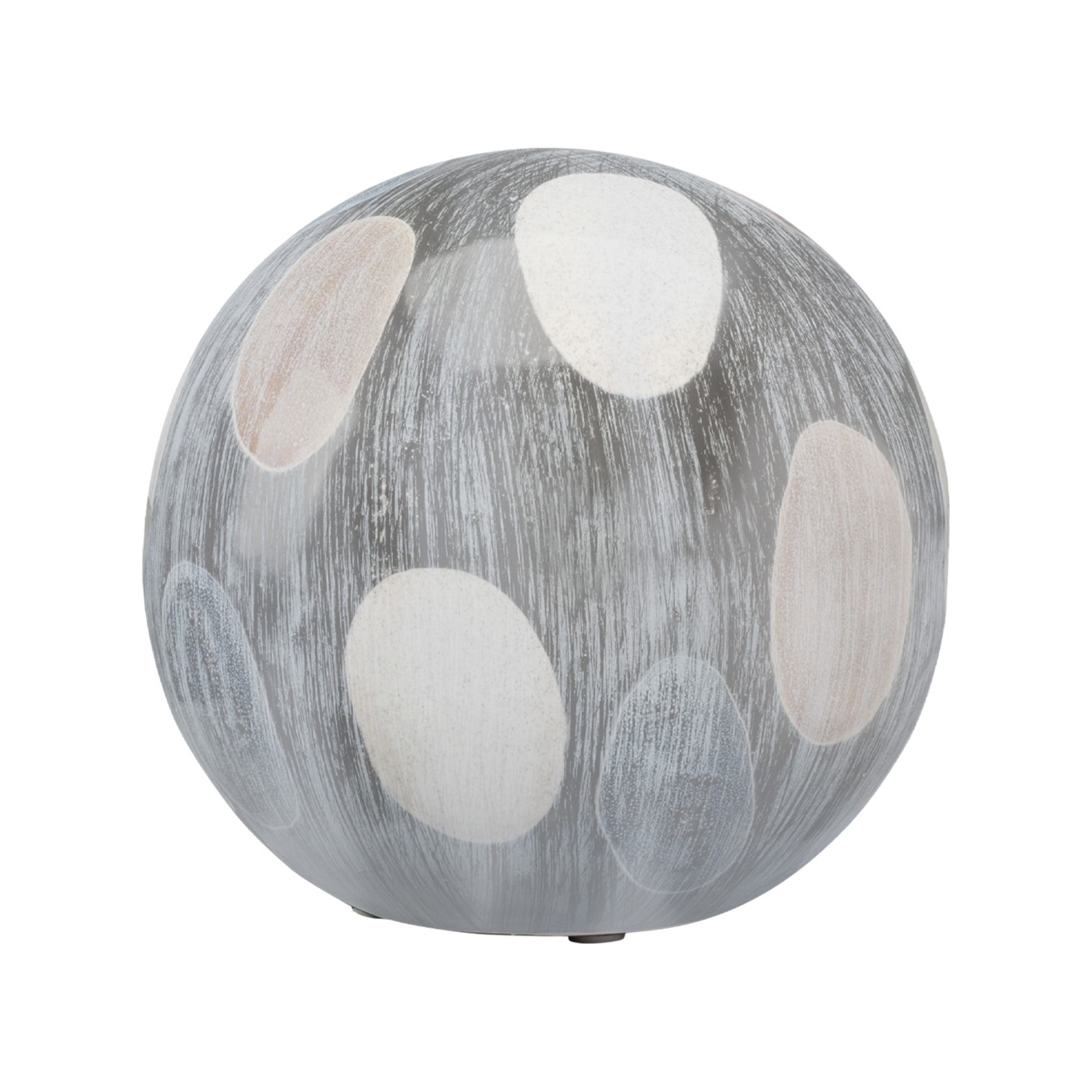 Painted Ceramic Decorative Sphere, Large by Jamie Young
